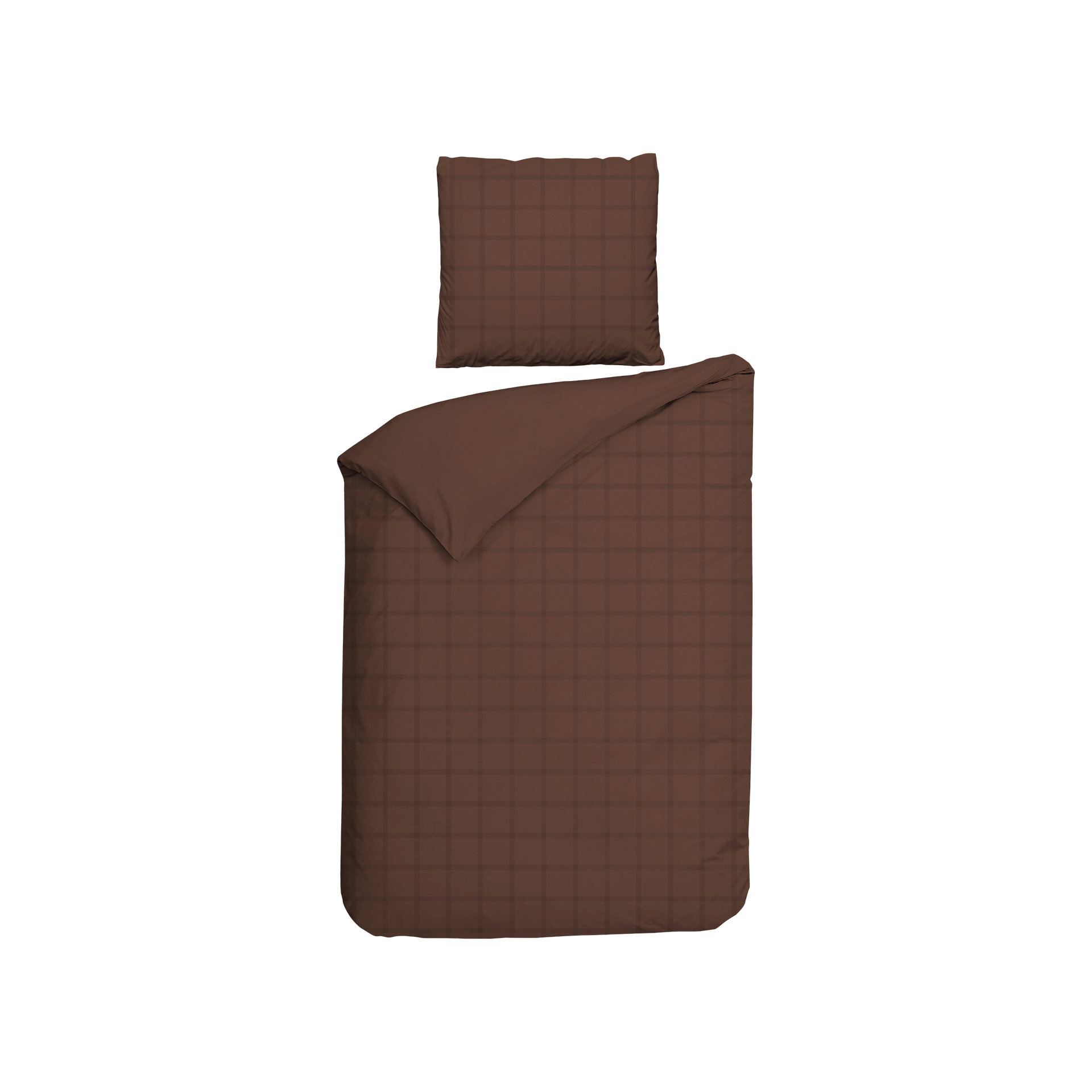 Satin Bettwäsche Diamante Marsala Brown 135x200cm Satin Bettwäsche Diamante Marsala Brown 135x200cm