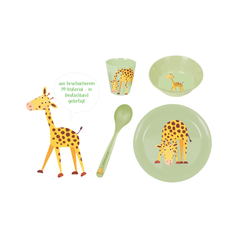 Geschirr-Set Giraffe Geschenkset Mehrfarbig Geschirr-Set Giraffe Geschenkset Mehrfarbig