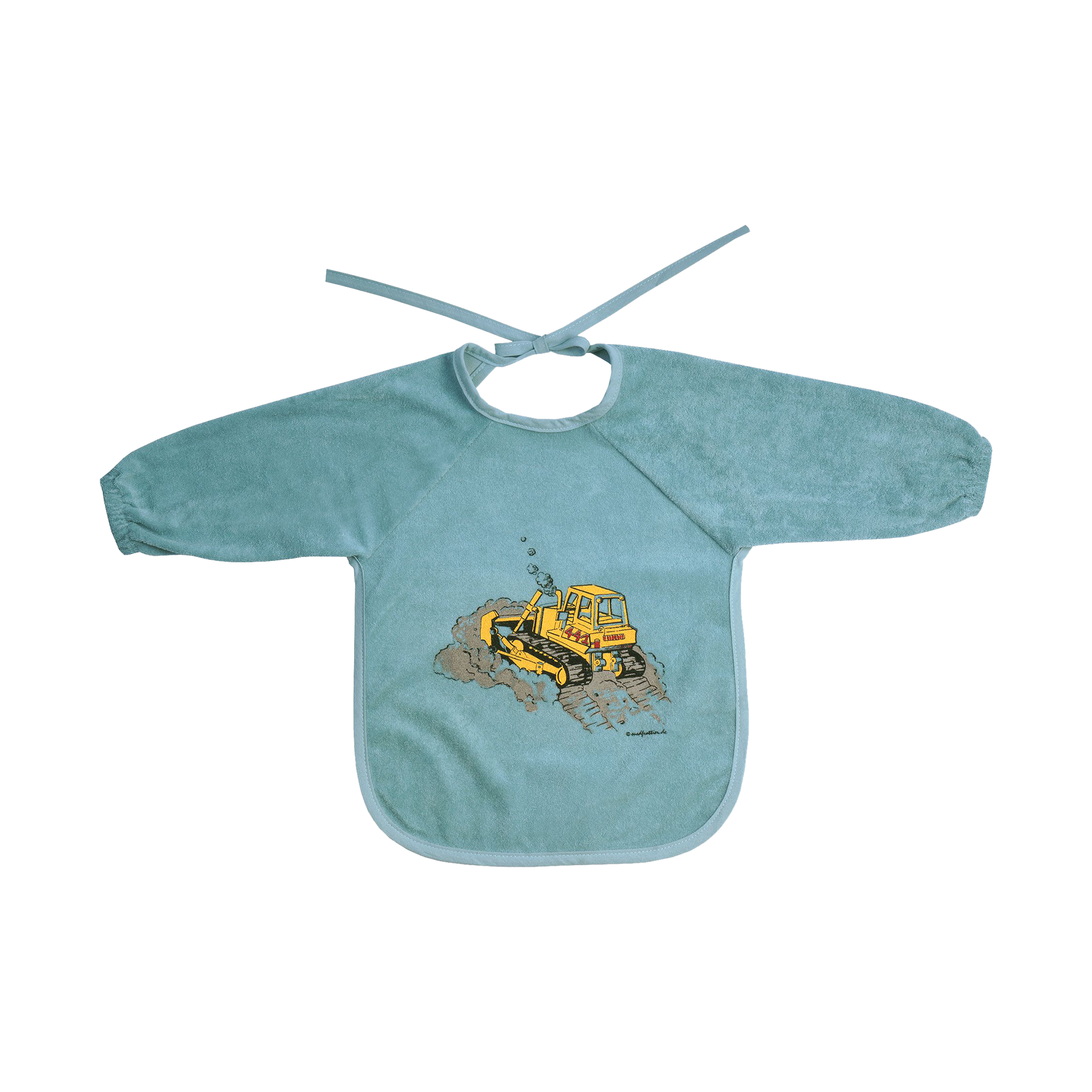 Lätzchen Planierraupe eisblau eisblau Lätzchen Planierraupe eisblau eisblau