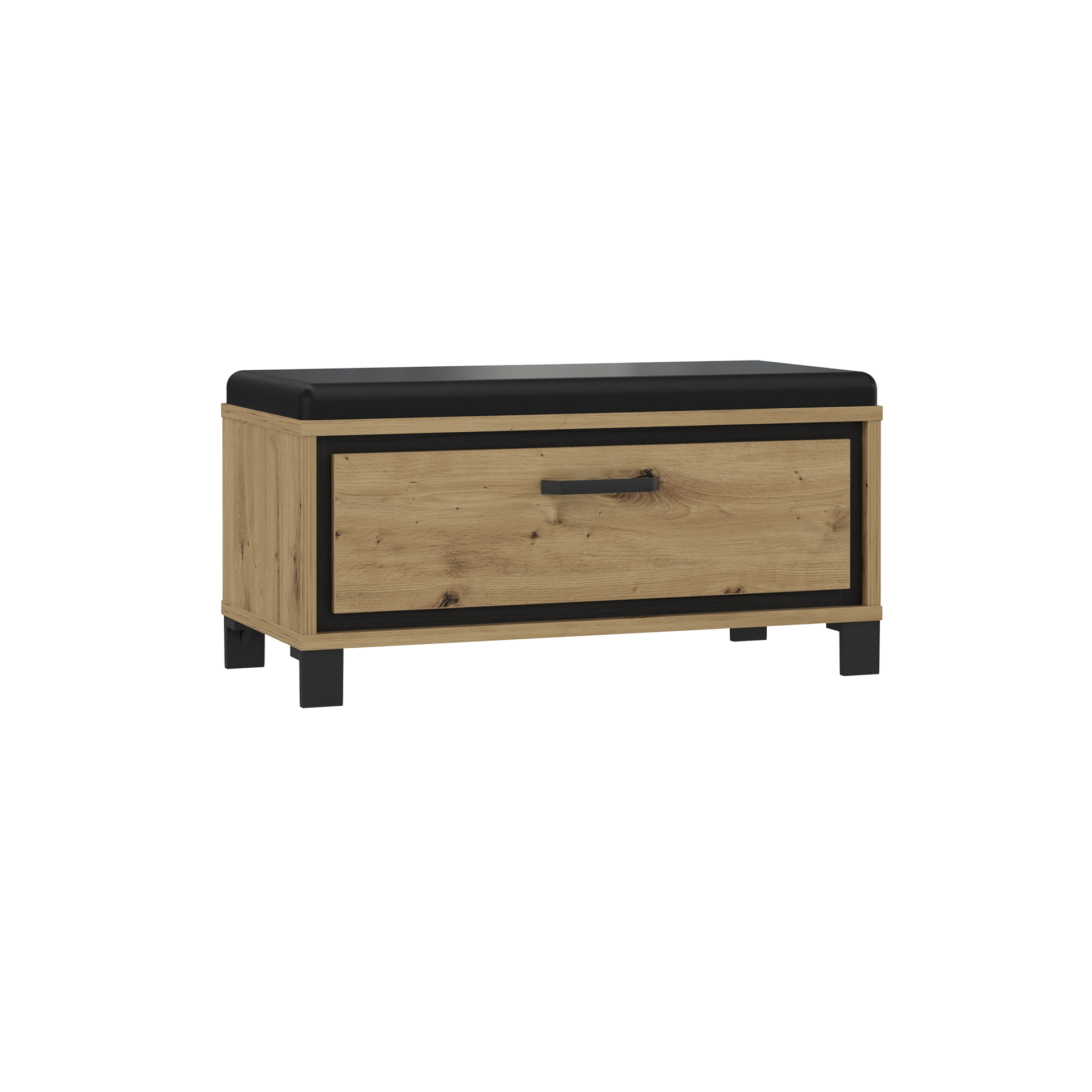 Garderobenbank Trinidad Eichefarben Garderobenbank Trinidad Eichefarben