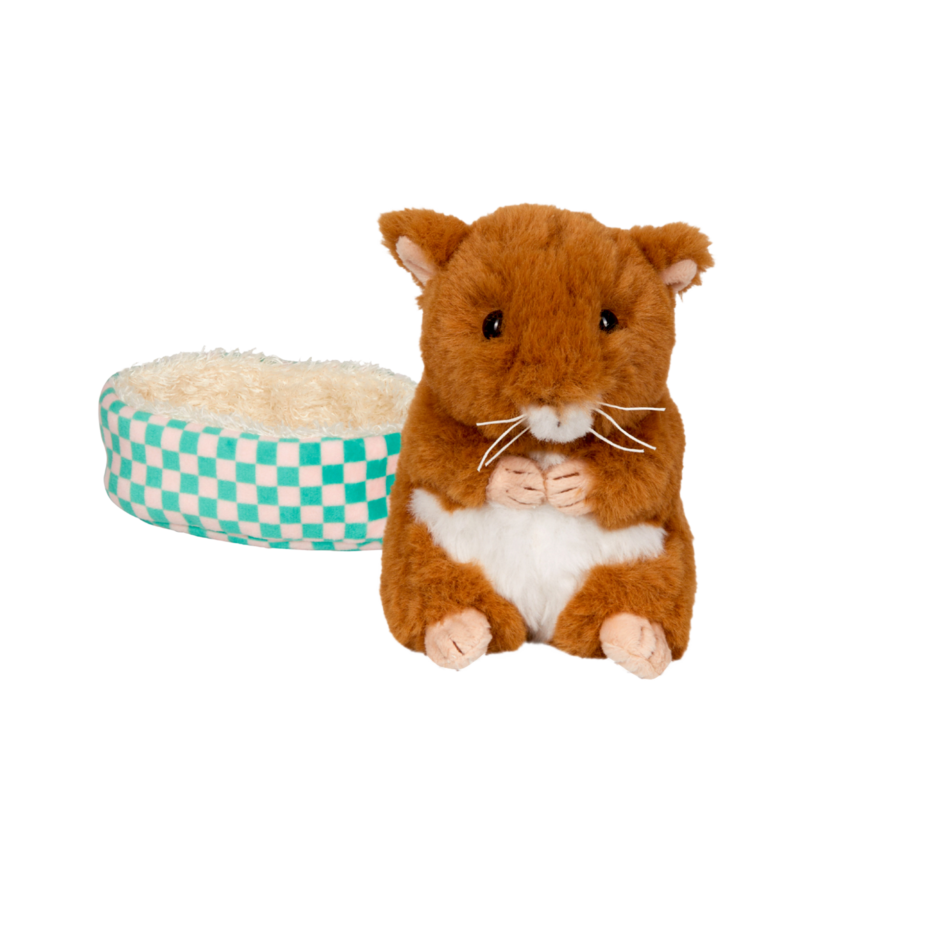 Plüschtier Goldhamster Ted im Korb Mehrfarbig Plüschtier Goldhamster Ted im Korb Mehrfarbig
