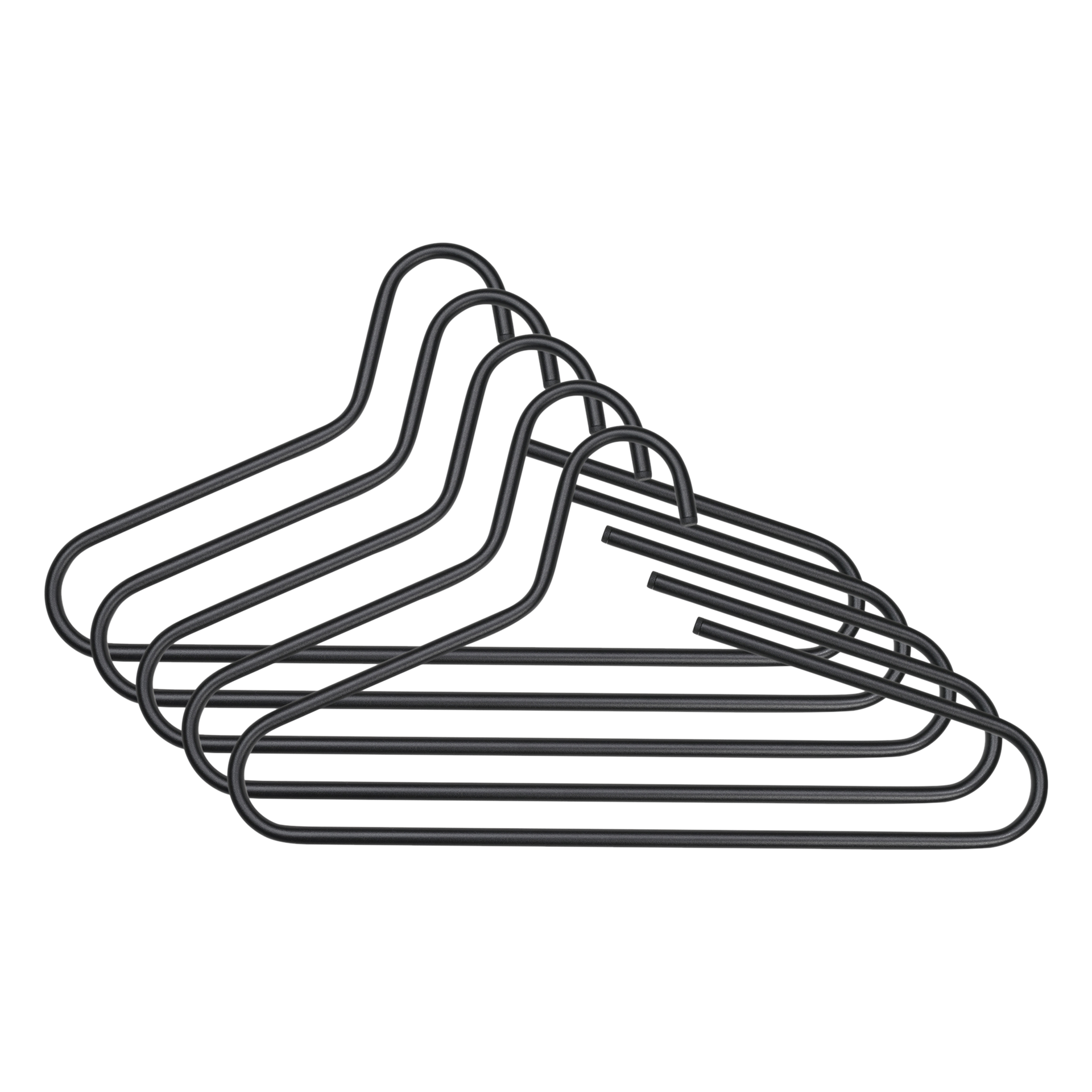 SPINDER DESIGN Kleiderbügel Set 5-teilig Victorie 5er-Pack Schwarz SPINDER DESIGN Kleiderbügel Set 5-teilig Victorie 5er-Pack Schwarz