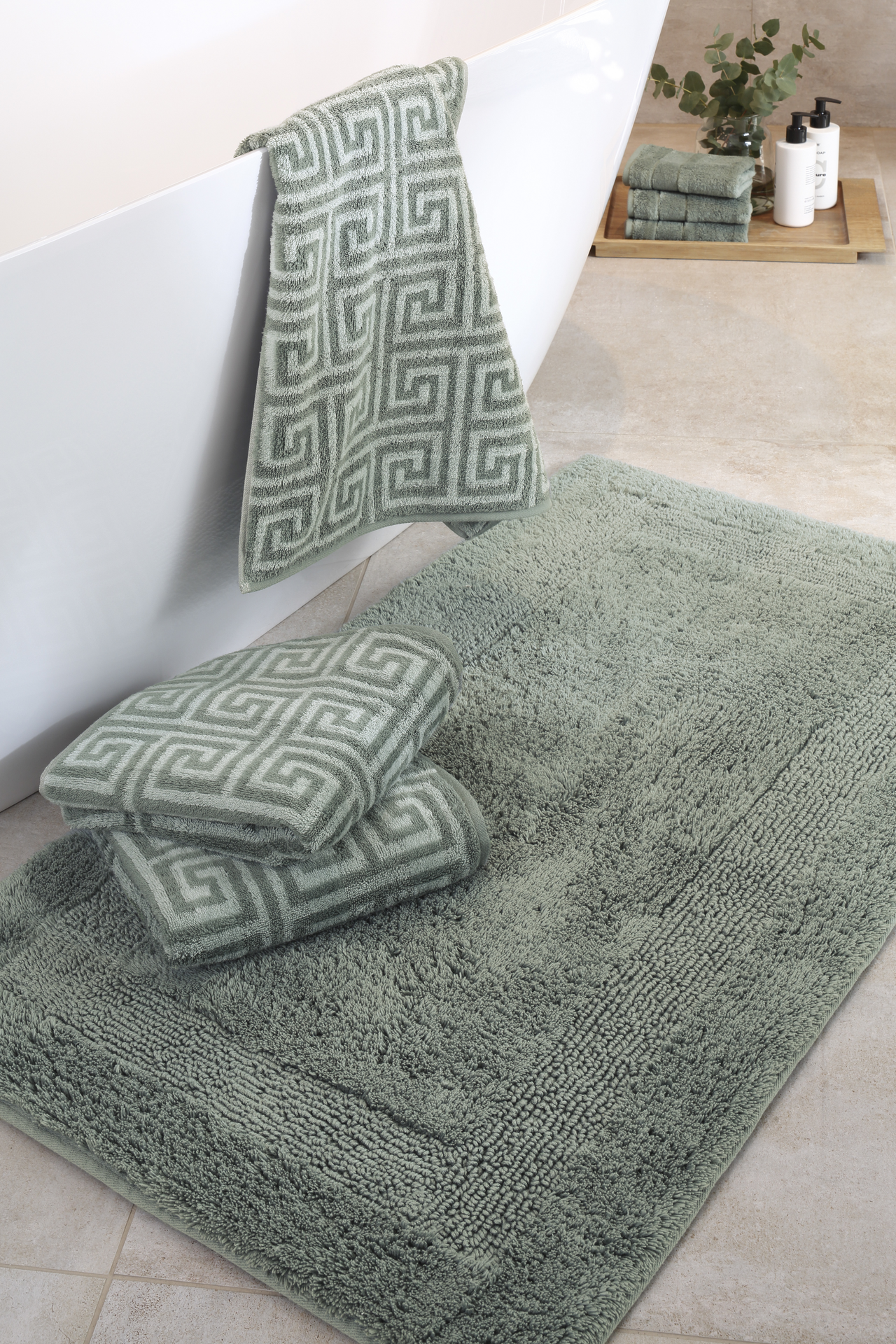 Cawö Duschtuch Noblesse Elegance Nordic Green 80x150cm Cawö Duschtuch Noblesse Elegance Nordic Green 80x150cm