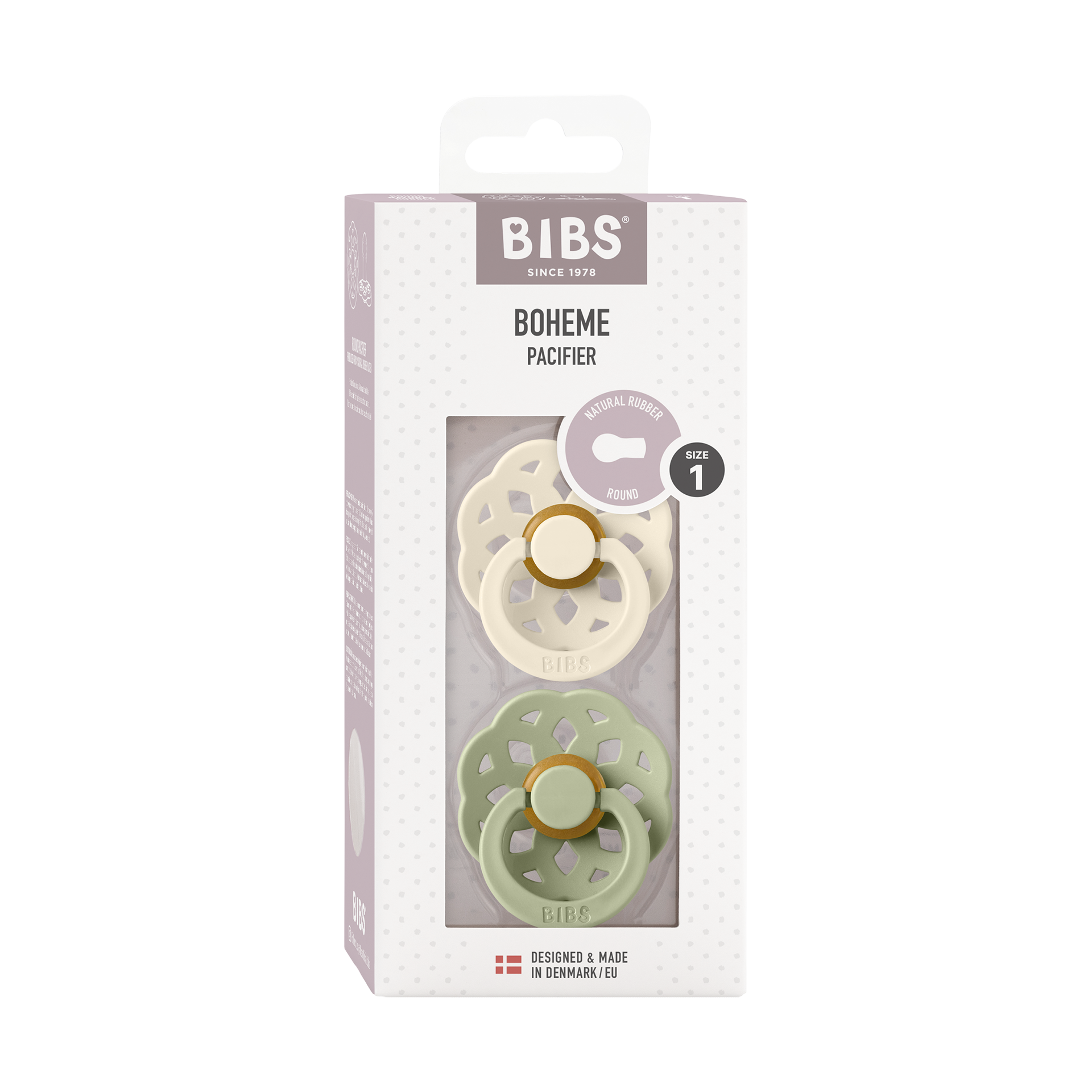 Schnuller BIBS Boheme Ivory & Sage