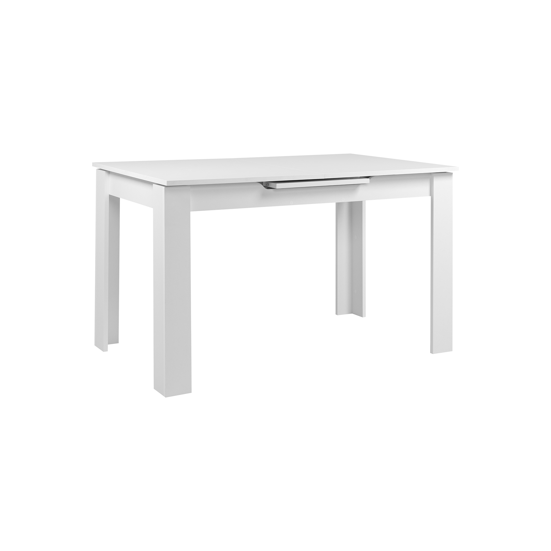 Esstisch mit Auszug Benno Weiß 80*125*75 Esstisch mit Auszug Benno Weiß 80*125*75