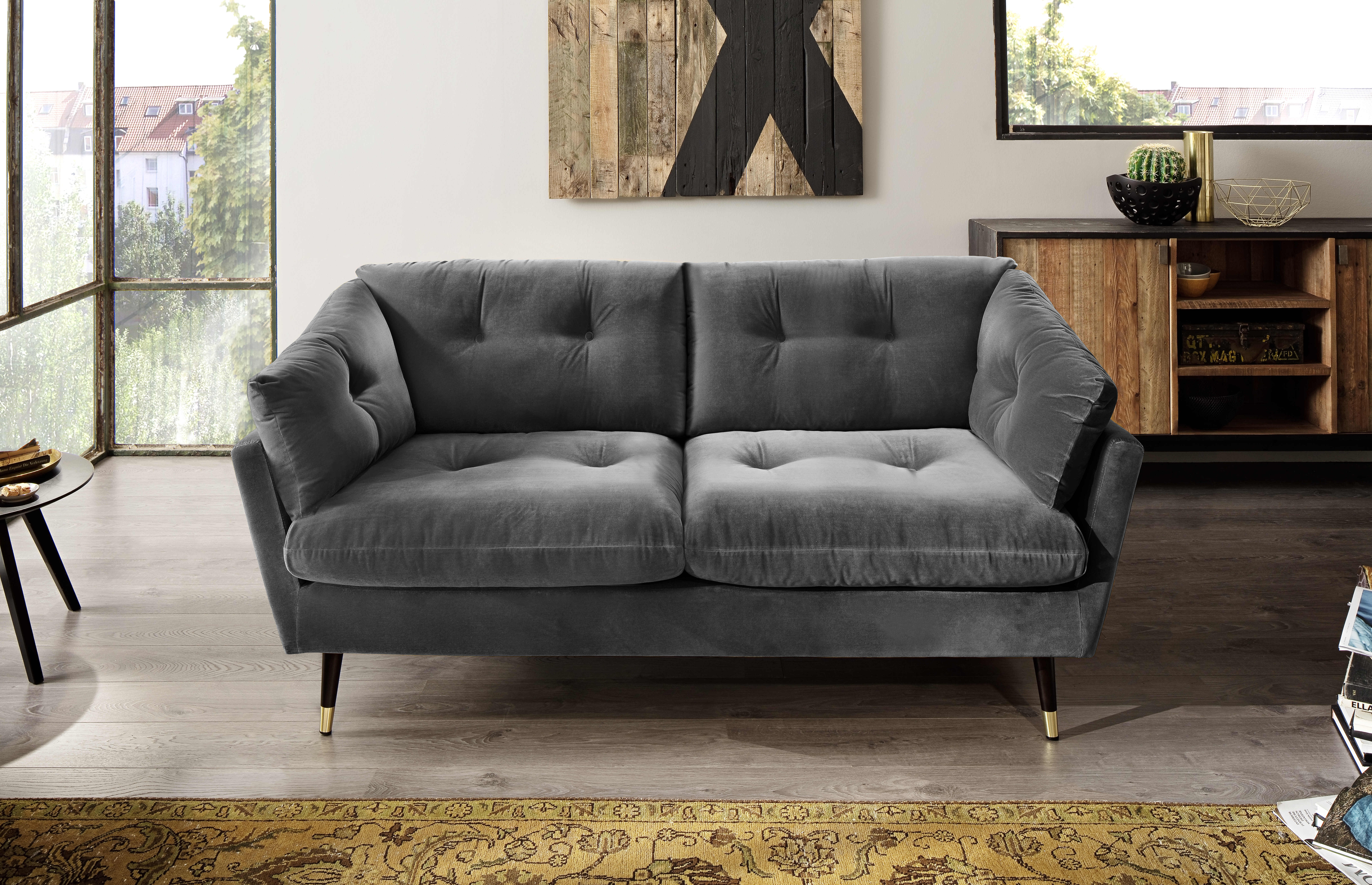 Sofa 2-Sitzer Jamaica Anthrazit Sofa 2-Sitzer Jamaica Anthrazit
