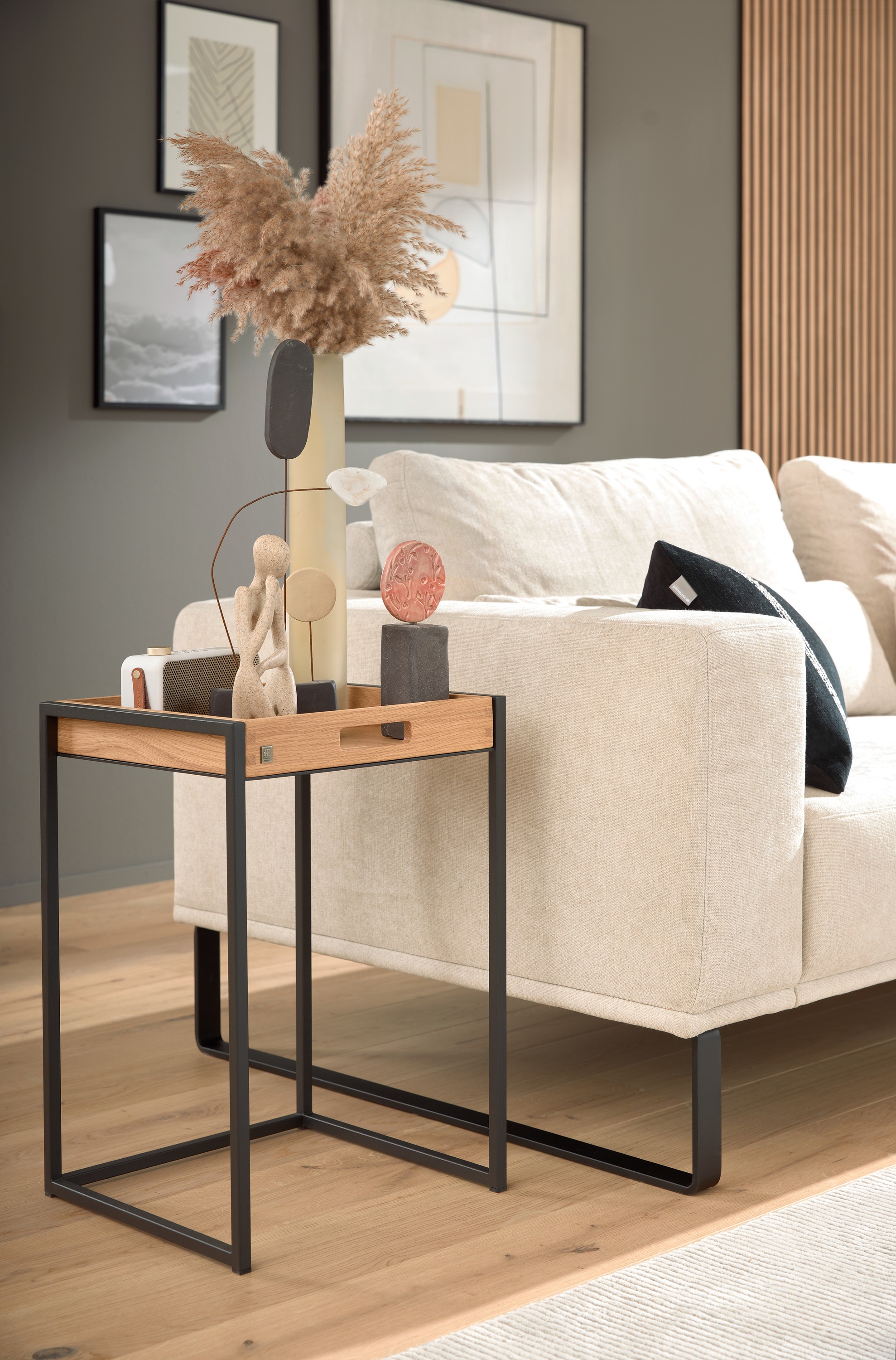 Musterring Ecksofa JustB! PM100 Beige Ottomane rechts Musterring Ecksofa JustB! PM100 Beige Ottomane rechts