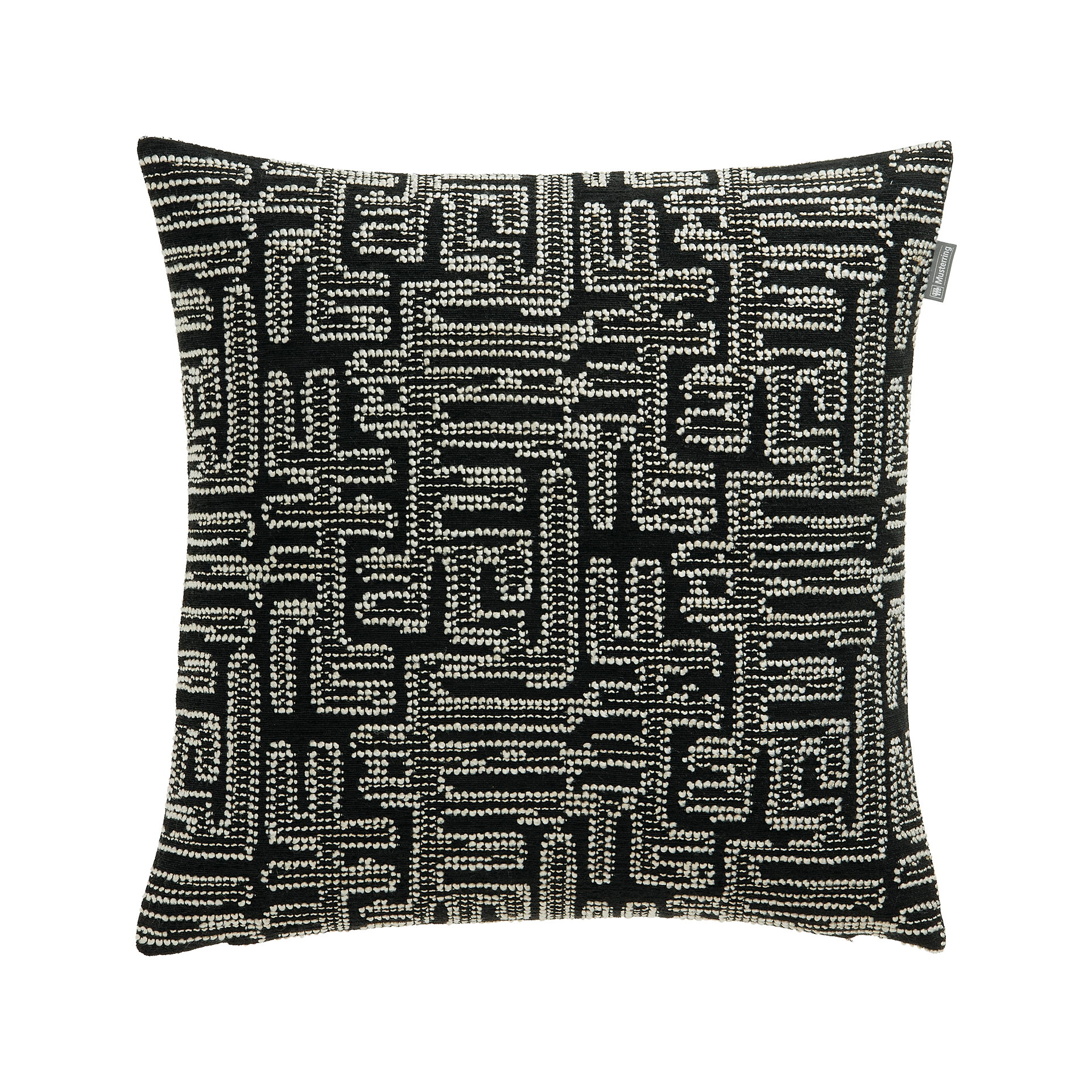 Musterring Kissenhülle Twist Schwarz 45x45cm Musterring Kissenhülle Twist Schwarz 45x45cm