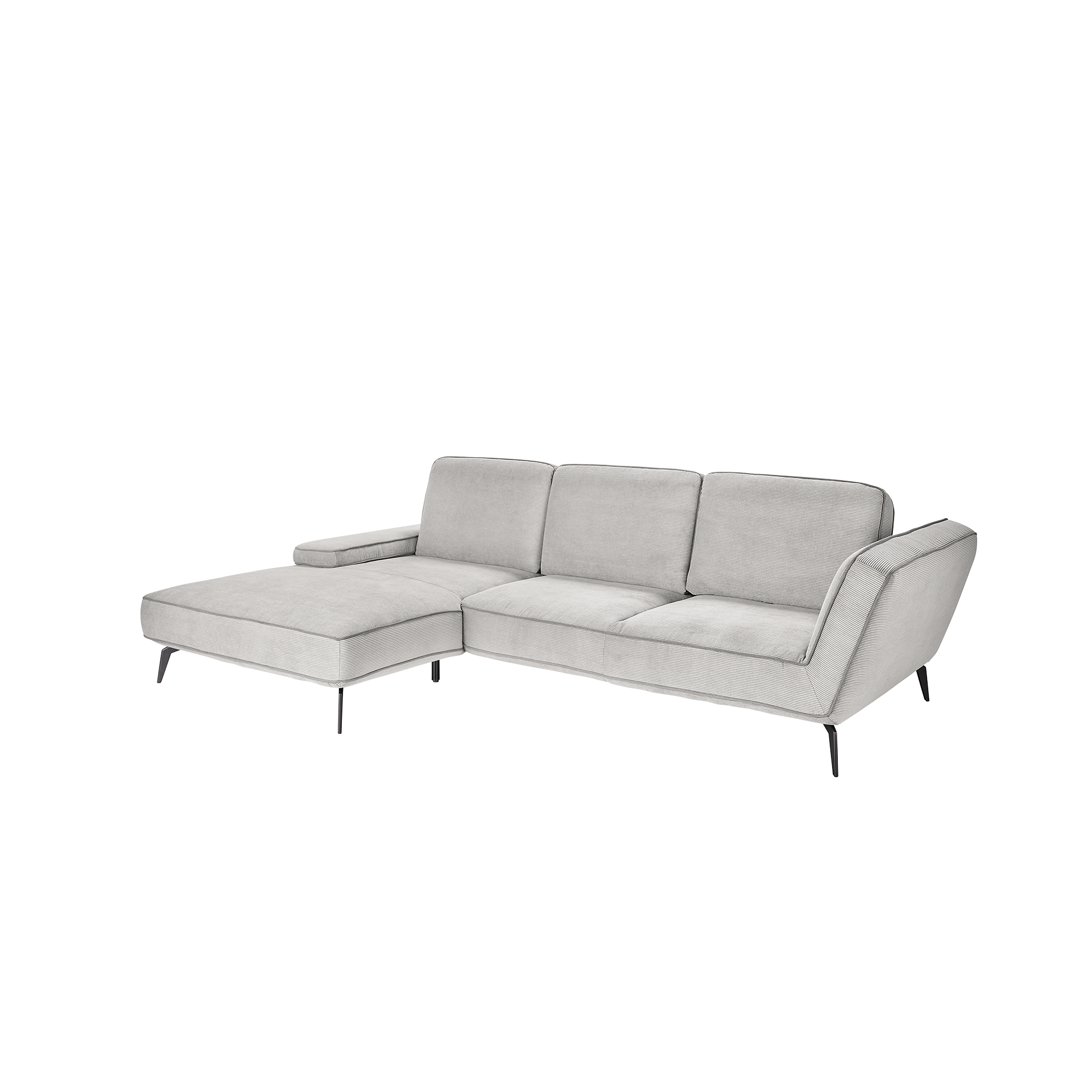 set one by Musterring Ecksofa Sunny Silber Ottomane links set one by Musterring Ecksofa Sunny Silber Ottomane links