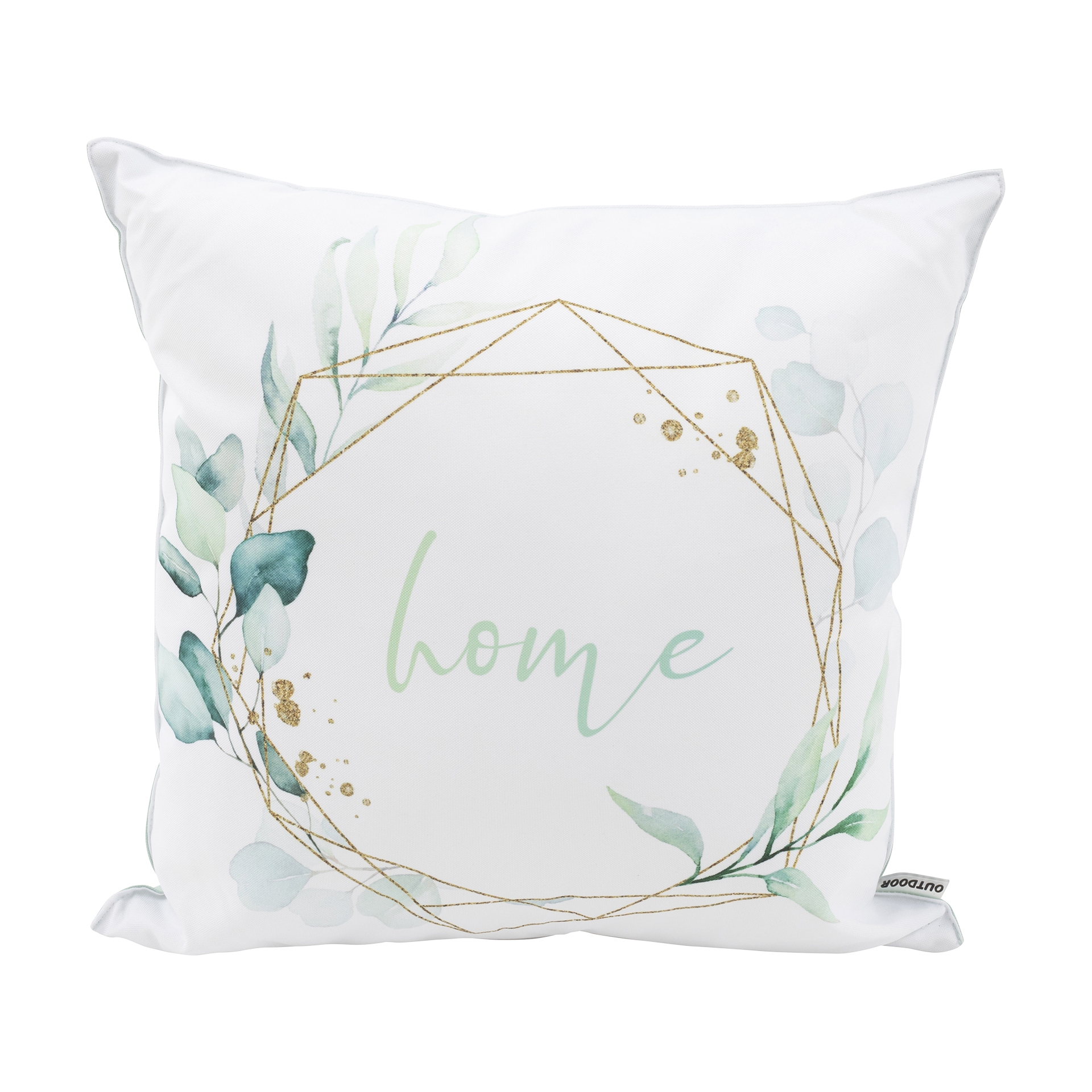 Outdoor-Kissen Home Eucalyptus White Blue 45x45cm
