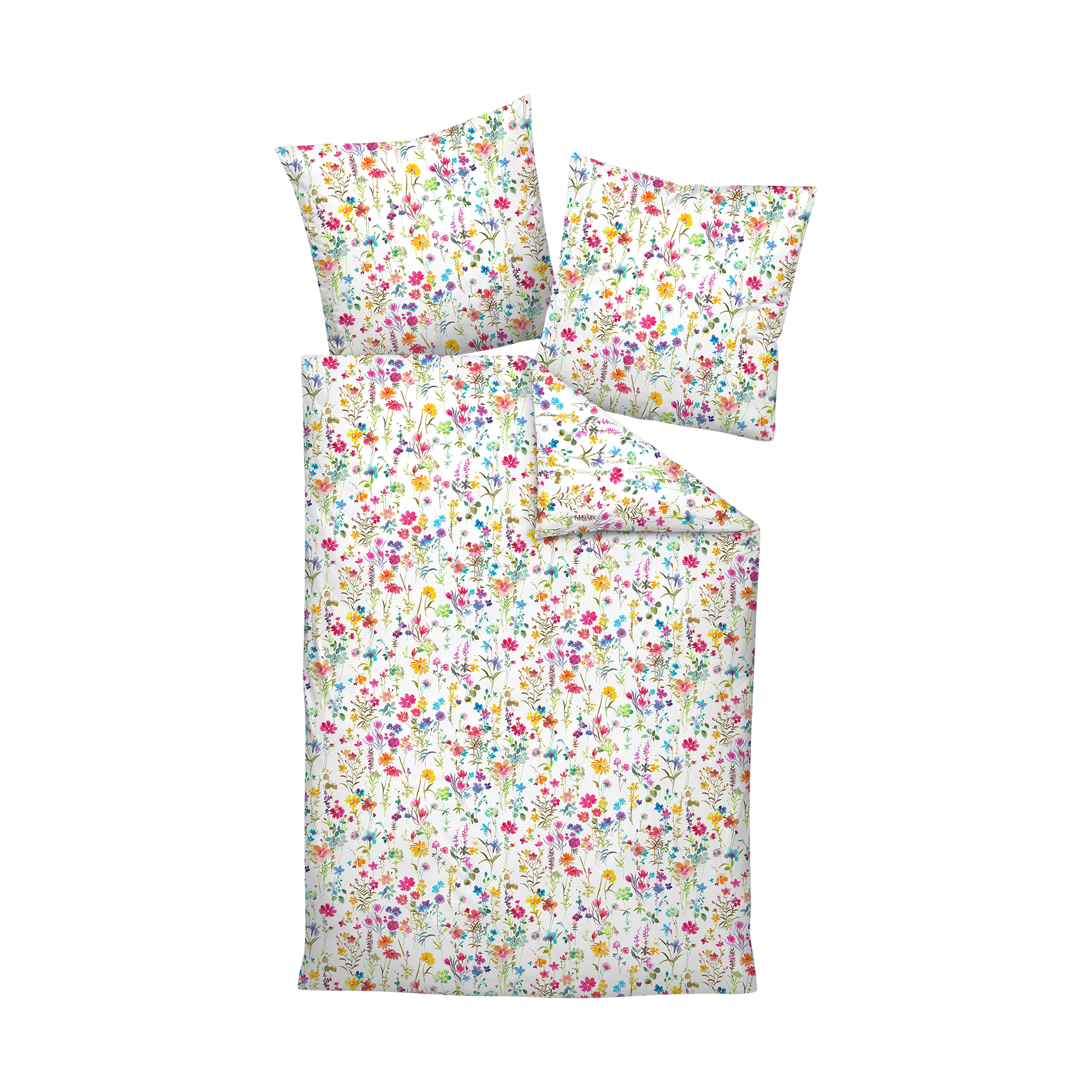 Jersey Bettwäsche Carmen S Multicolor Bezug 135x200 Kissen 80x80cm