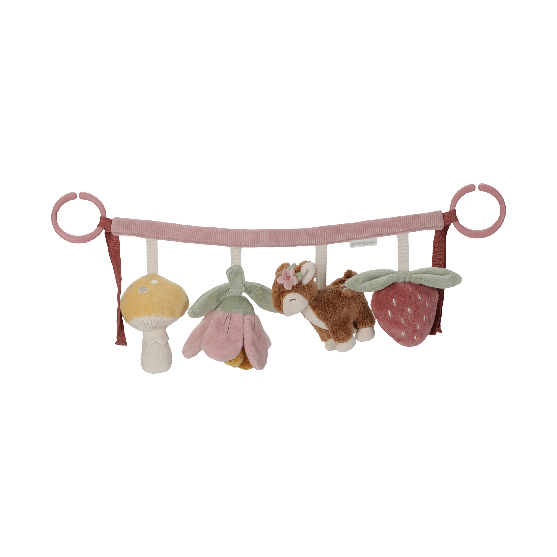 Kinderwagenkette Little Dutch Kinderwagenkette Fairy Garden pink Kinderwagenkette Little Dutch Kinderwagenkette Fairy Garden pink