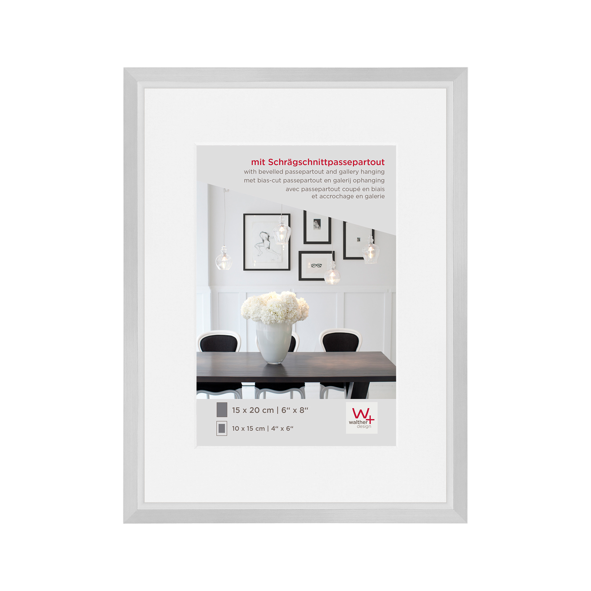 Bilderrahmen Steel Style silber Bilderrahmen Steel Style silber