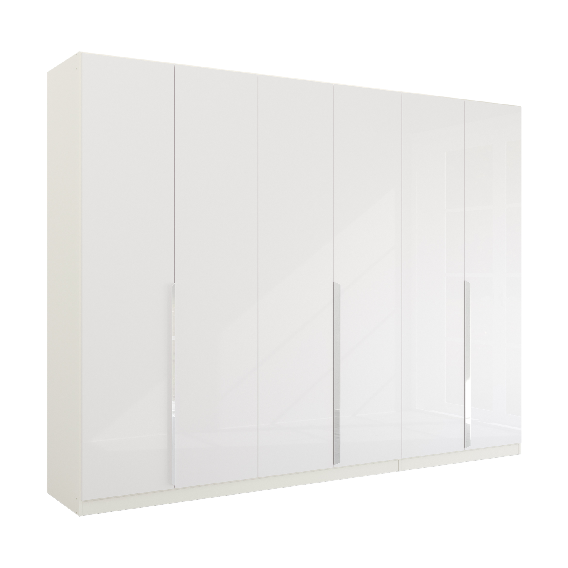 Drehtürenschrank Glam 6-türig Weiß 54*271*210 Drehtürenschrank Glam 6-türig Weiß 54*271*210