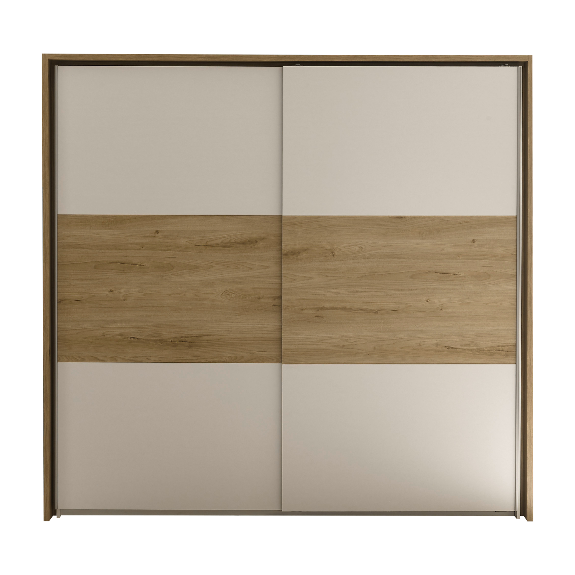 Schwebetürenschrank Kiss 2-türig Weiß 60*225*215 Schwebetürenschrank Kiss 2-türig Weiß 60*225*215