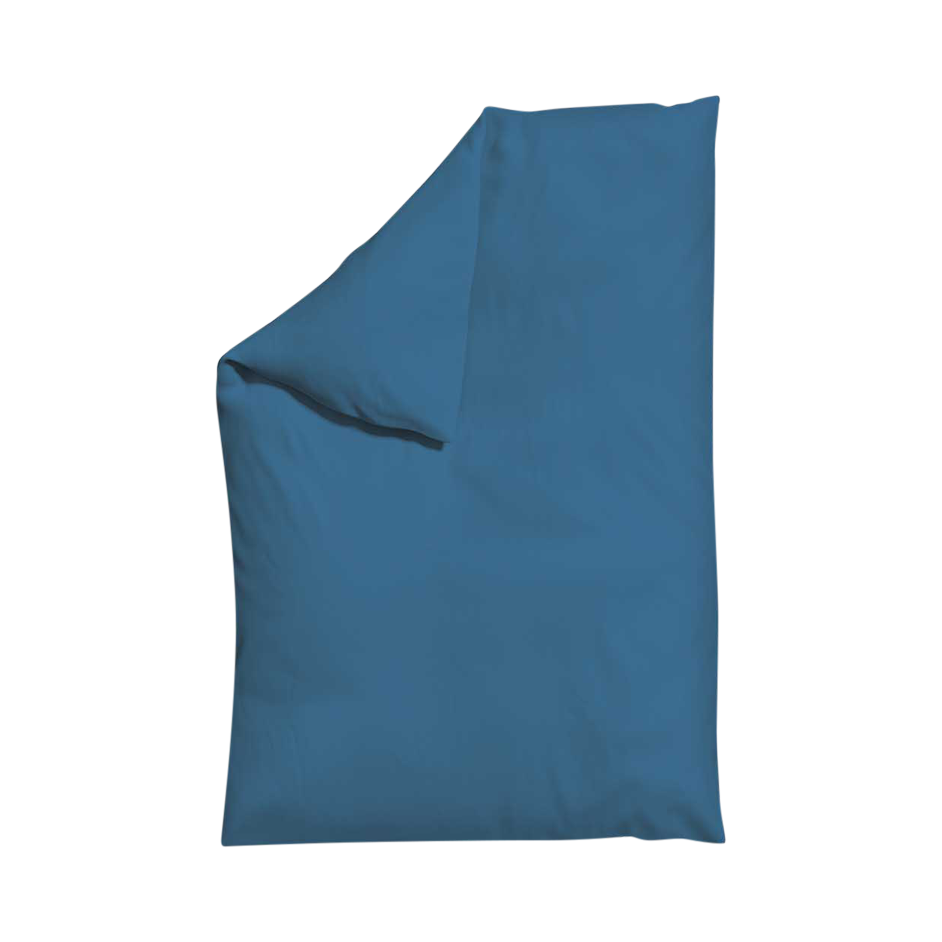 Jersey Bettwäsche Knitted Blue Mid 135x200cm