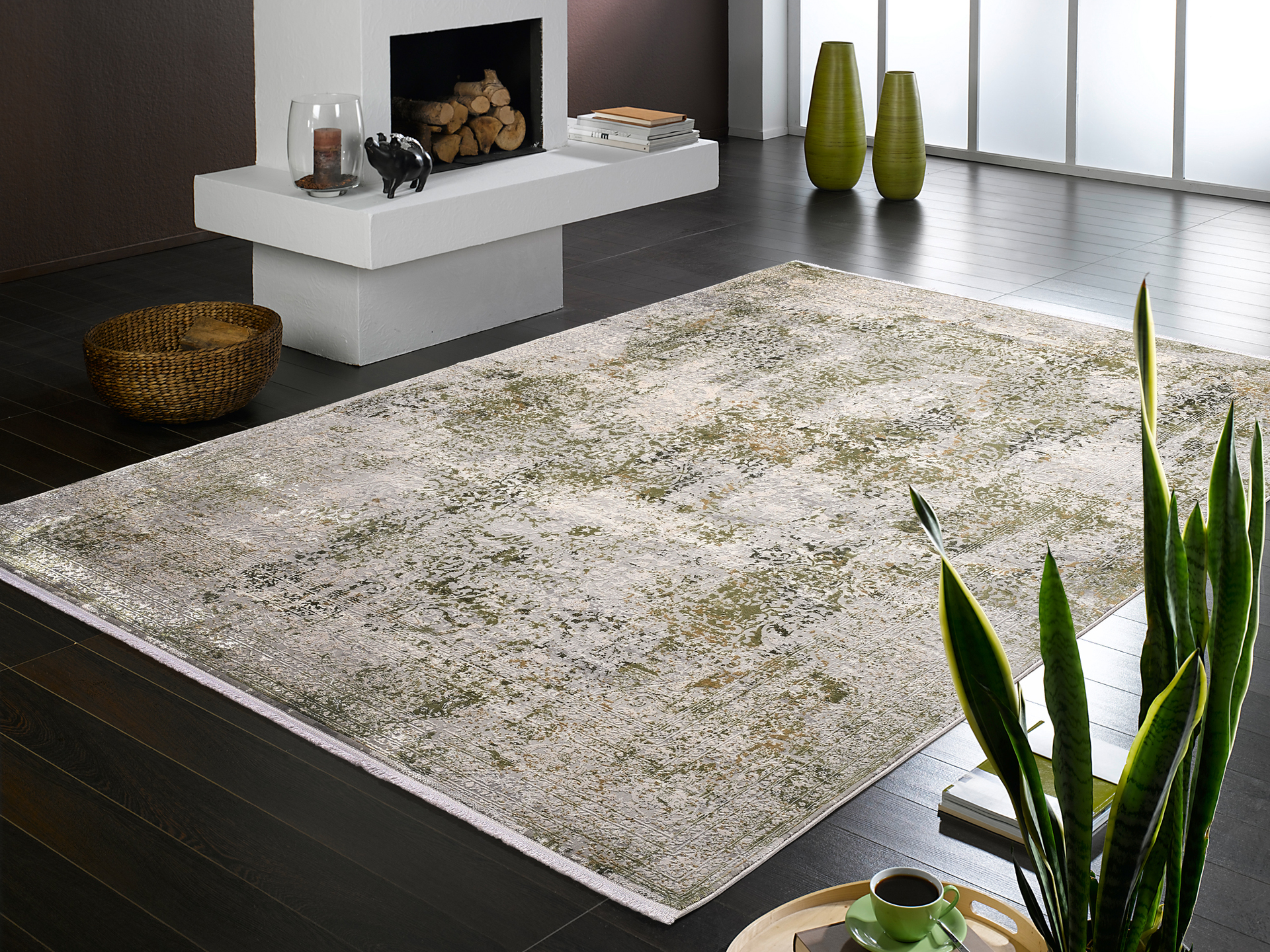 Teppich BESTSELLER Cava 80x150cm Multicolor Grün Teppich BESTSELLER Cava 80x150cm Multicolor Grün