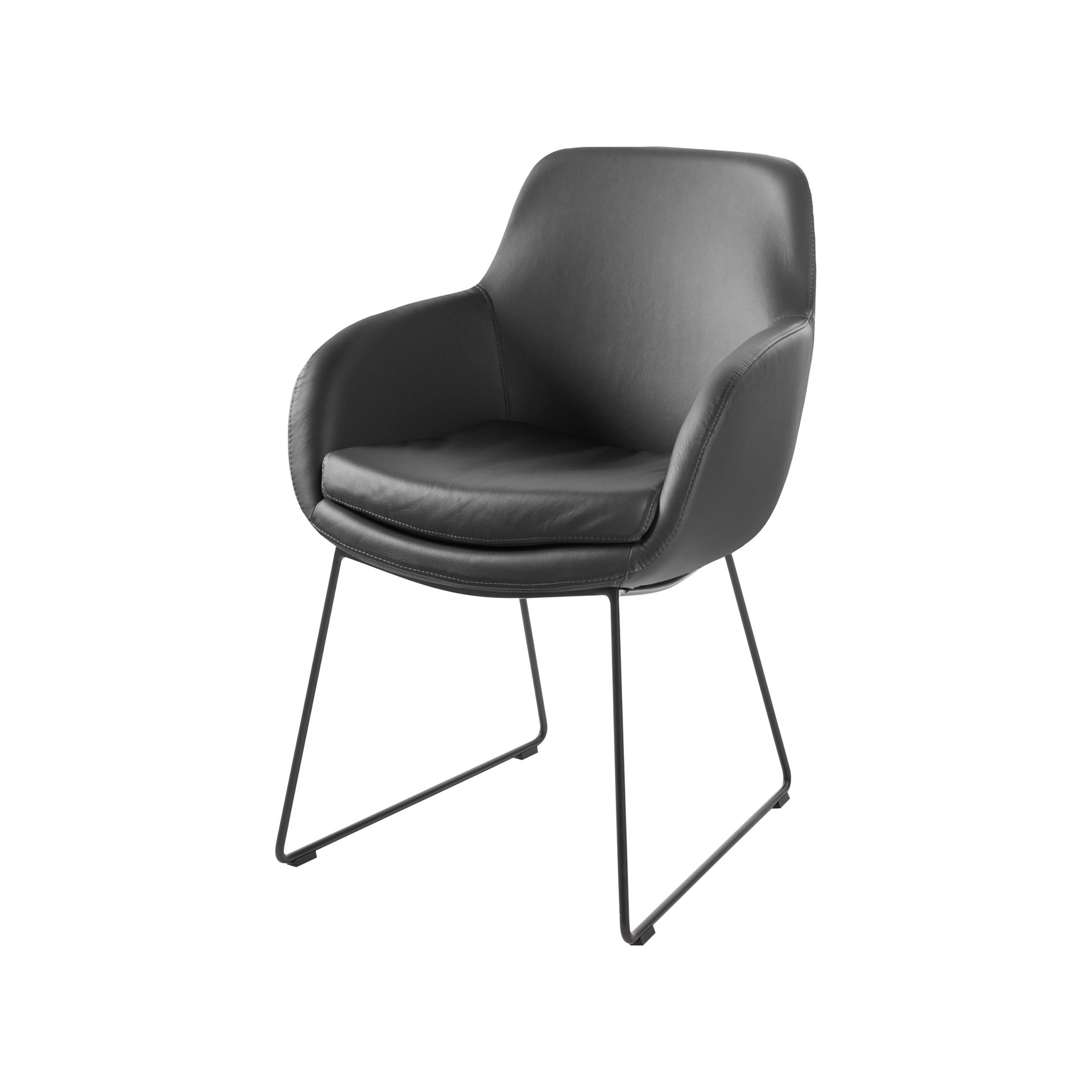 Musterring Armlehnstuhl Tavia Bezug Dunkelgrau Gestell Schwarz Musterring Armlehnstuhl Tavia Bezug Dunkelgrau Gestell Schwarz