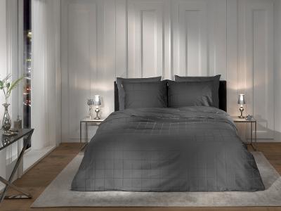 Satin Bettwäsche Diamante Classic Anthracite 135x200cm Satin Bettwäsche Diamante Classic Anthracite 135x200cm