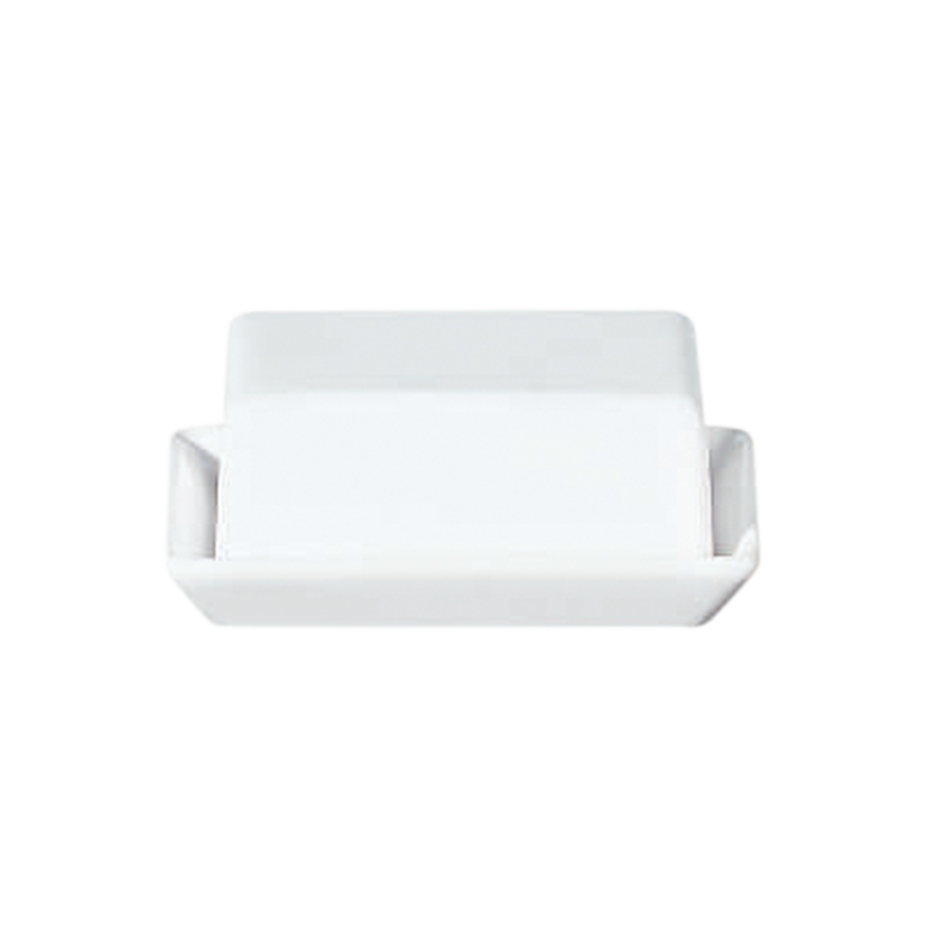 Butterdose Grande Weiß Glänzend Butterdose Grande Weiß Glänzend