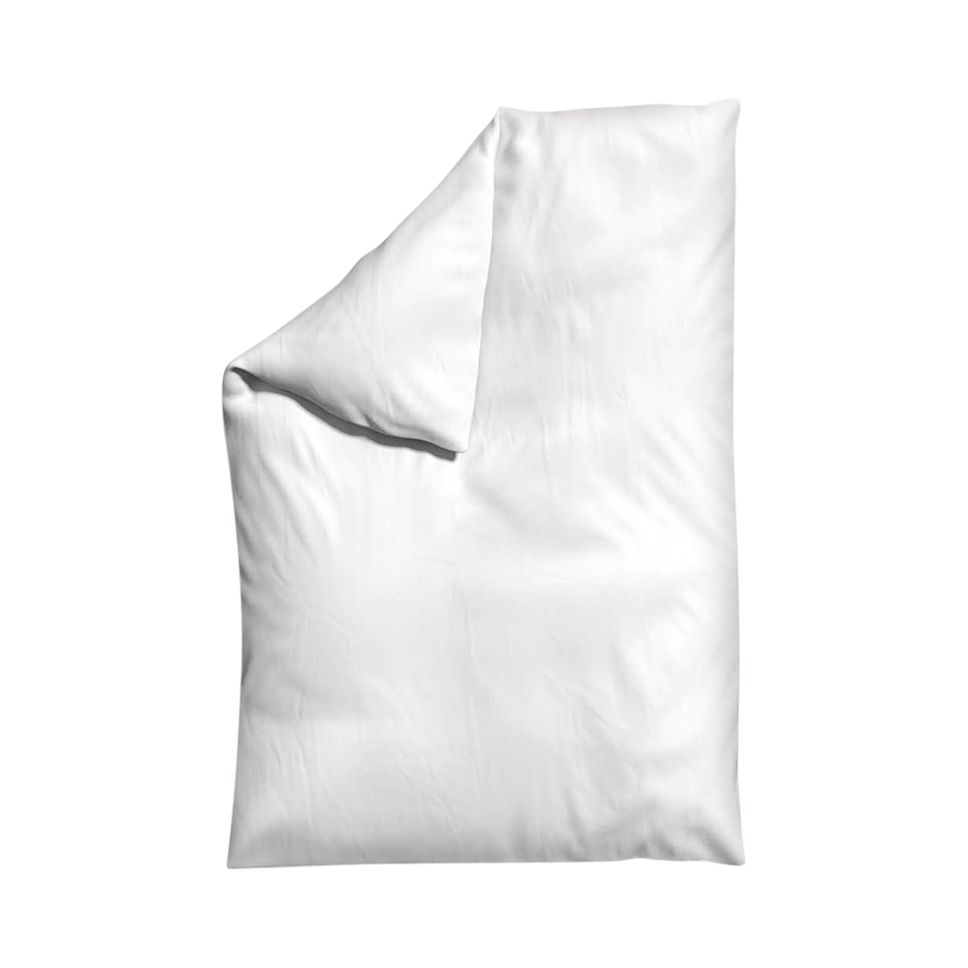Satin Bettwäsche Woven Full White 135x200cm