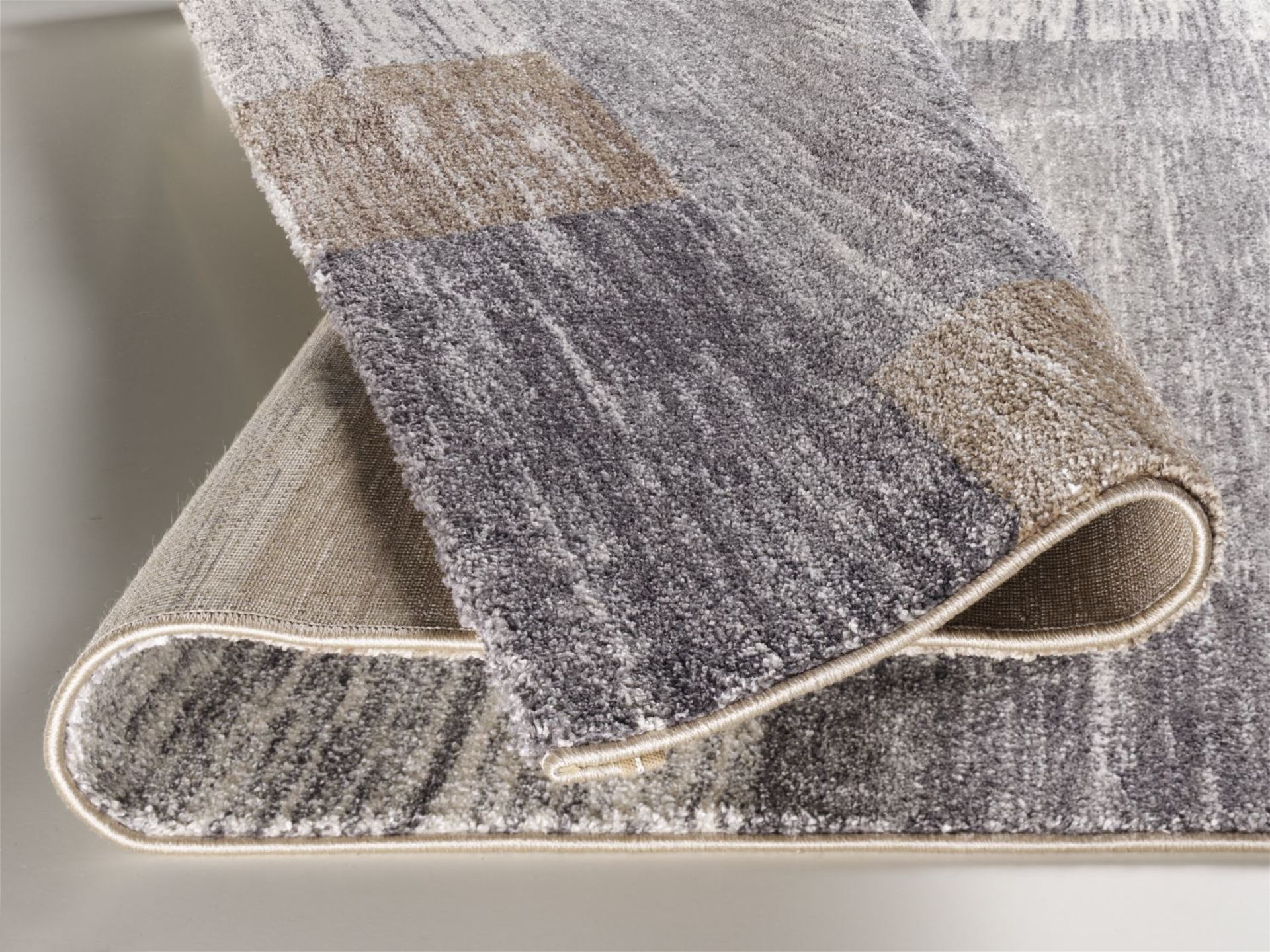 Teppich Soft Border 160x230cm Grau Teppich Soft Border 160x230cm Grau