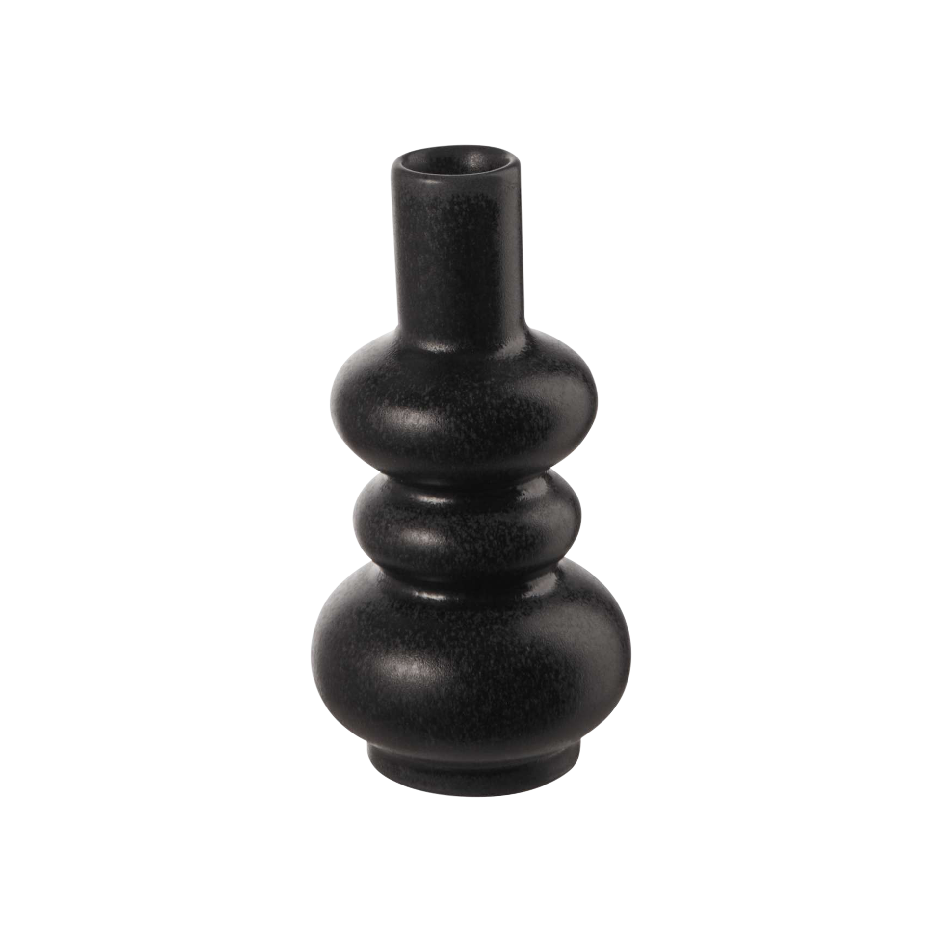 Vase Como schwarz matt Vase Como schwarz matt