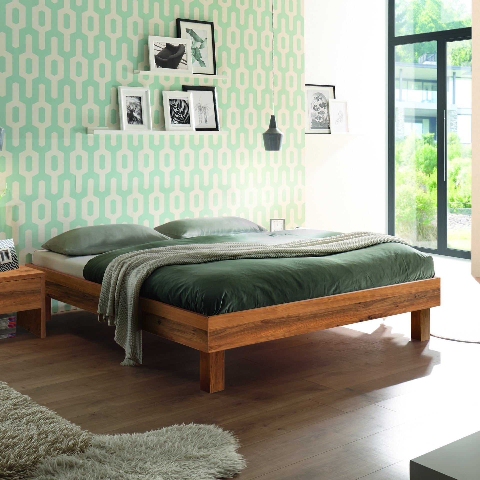 HASENA Bett Trento Gestell Wildeiche natur 140x200 cm HASENA Bett Trento Gestell Wildeiche natur 140x200 cm