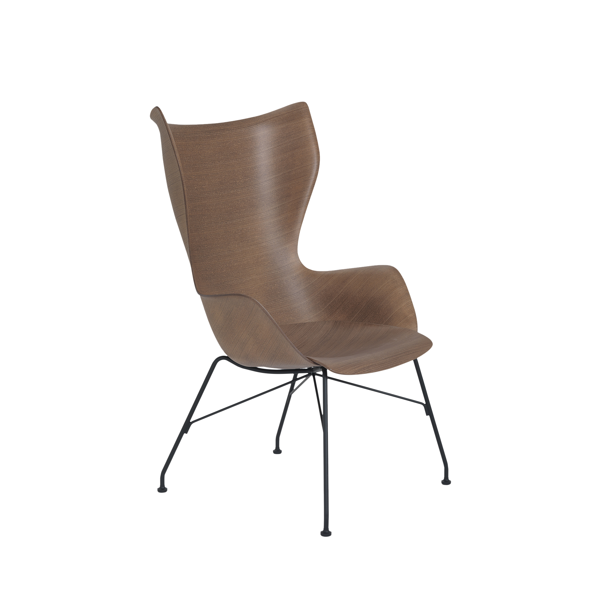 Kartell® Sessel K/Wood Braun