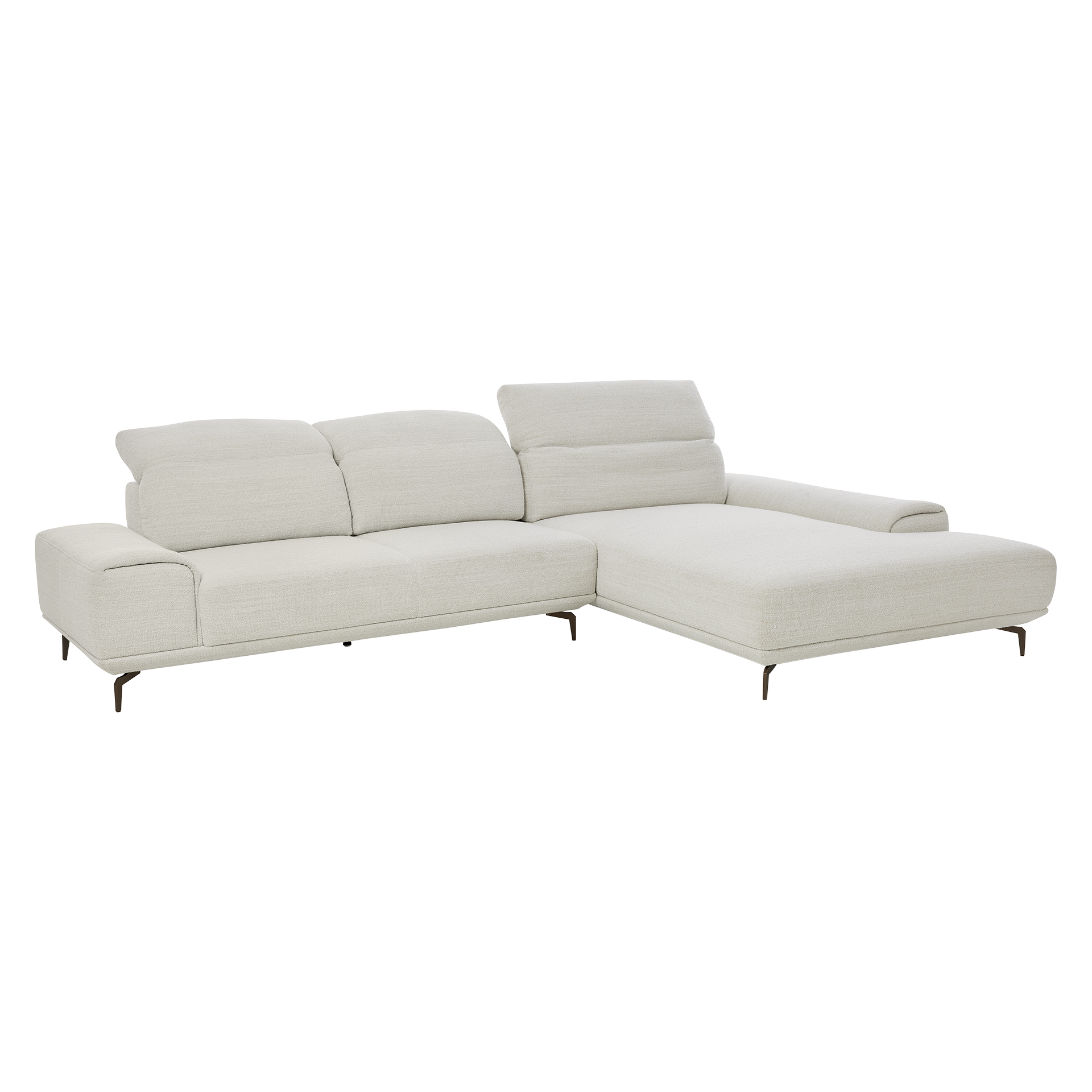 Musterring Ecksofa MR 2490 Weiß Sitztiefe motorisch verstellbar Ottomane rechts Musterring Ecksofa MR 2490 Weiß Sitztiefe motorisch verstellbar Ottomane rechts