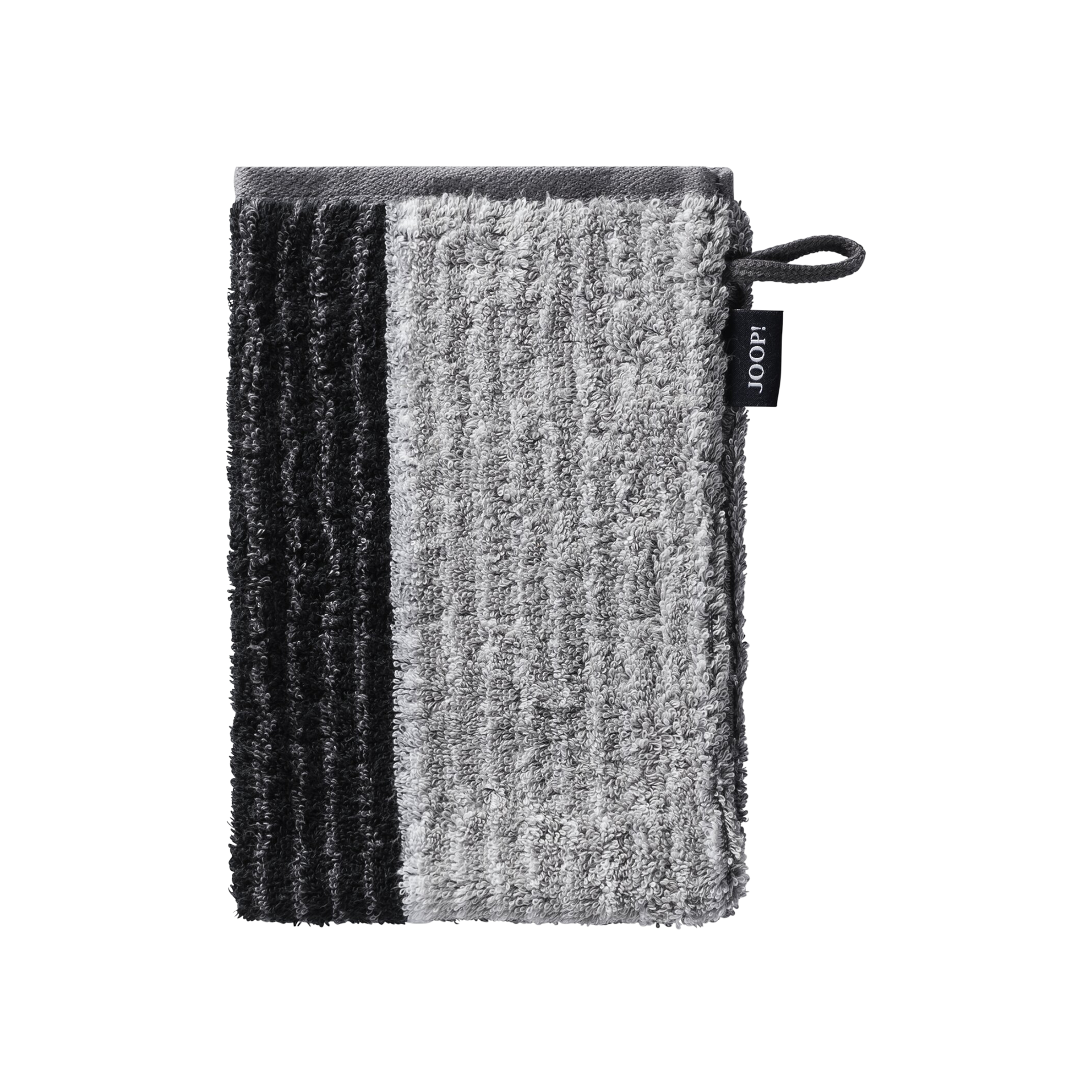 JOOP! Waschhandschuh Signature Schwarz 16x22cm JOOP! Waschhandschuh Signature Schwarz 16x22cm