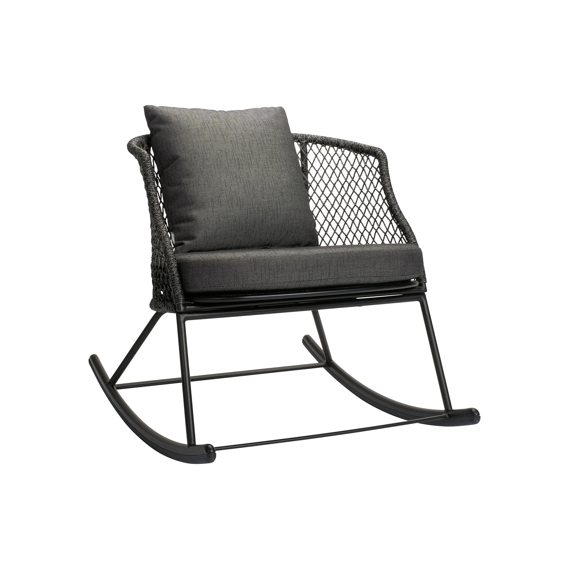 Stern Gartensessel Odea Geflecht Pepper Kissen Seiden Schwarz Gestell Schwarz Mastt Stern Gartensessel Odea Geflecht Pepper Kissen Seiden Schwarz Gestell Schwarz Mastt