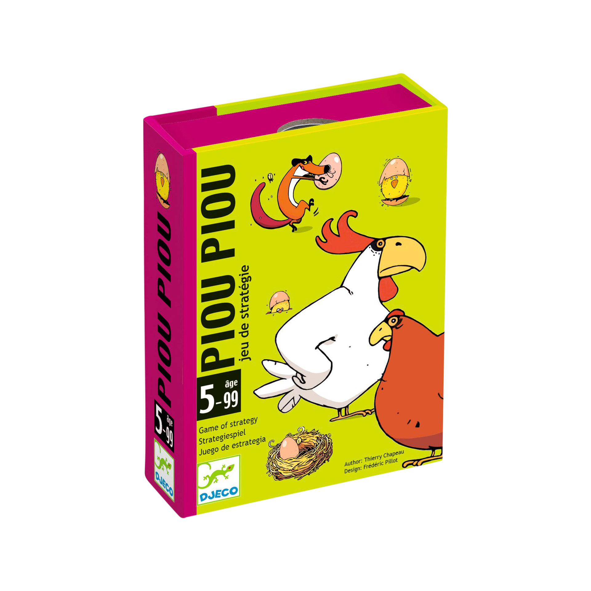 Kartenspiel Piou Piou Mehrfarbig Kartenspiel Piou Piou Mehrfarbig
