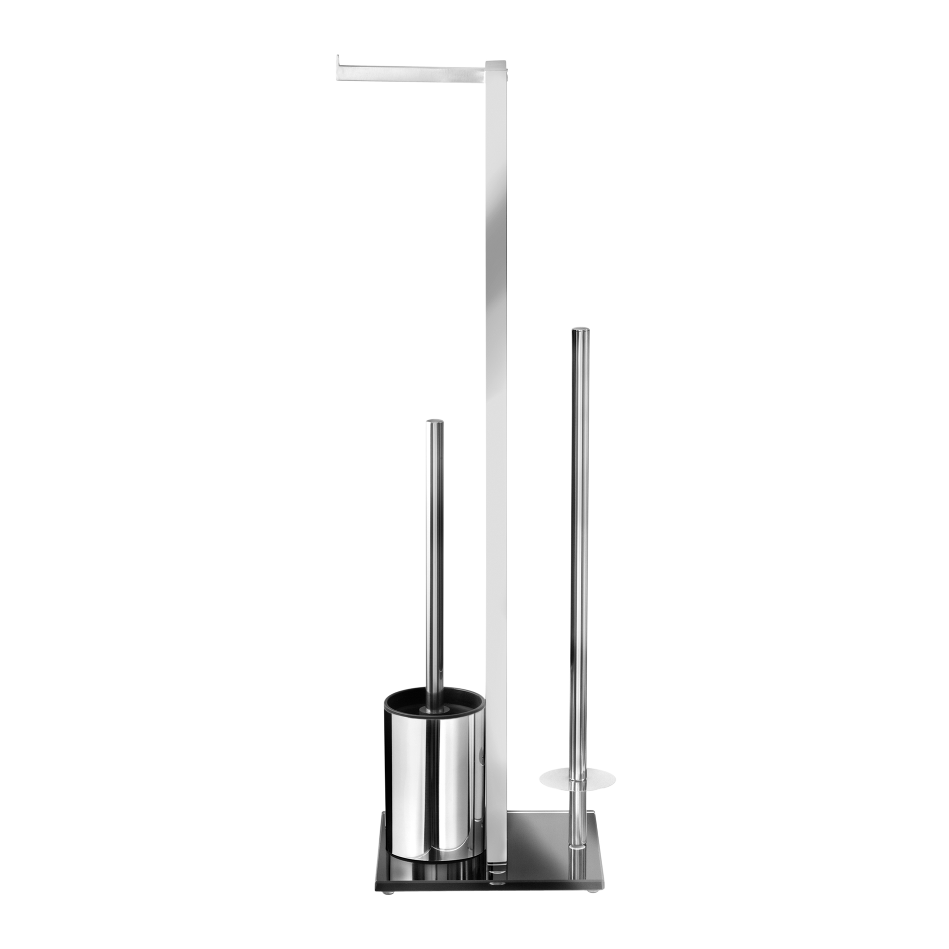 Wenko WC-Bürstenhalter Rivalta Silber glänzend