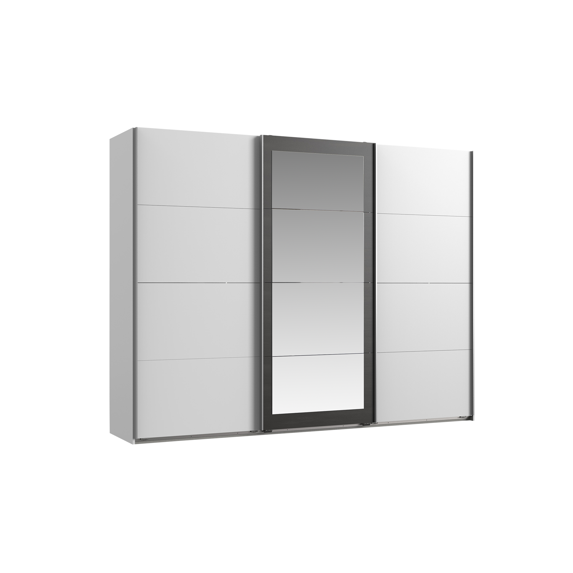 Schwebetürenschrank Milano Weiß 65*270*208