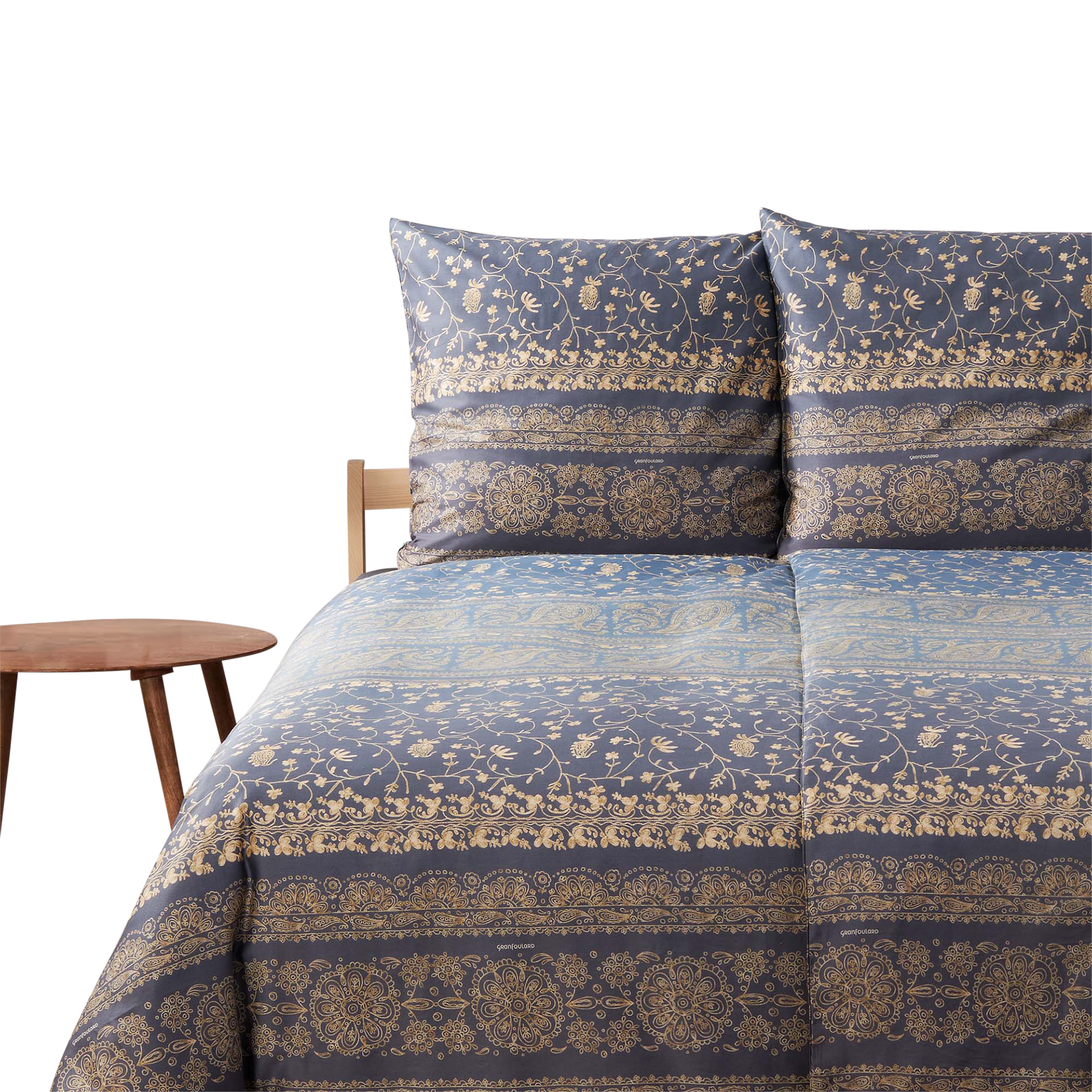 Satin Bettwäsche Brenta Blau 135x200cm Satin Bettwäsche Brenta Blau 135x200cm