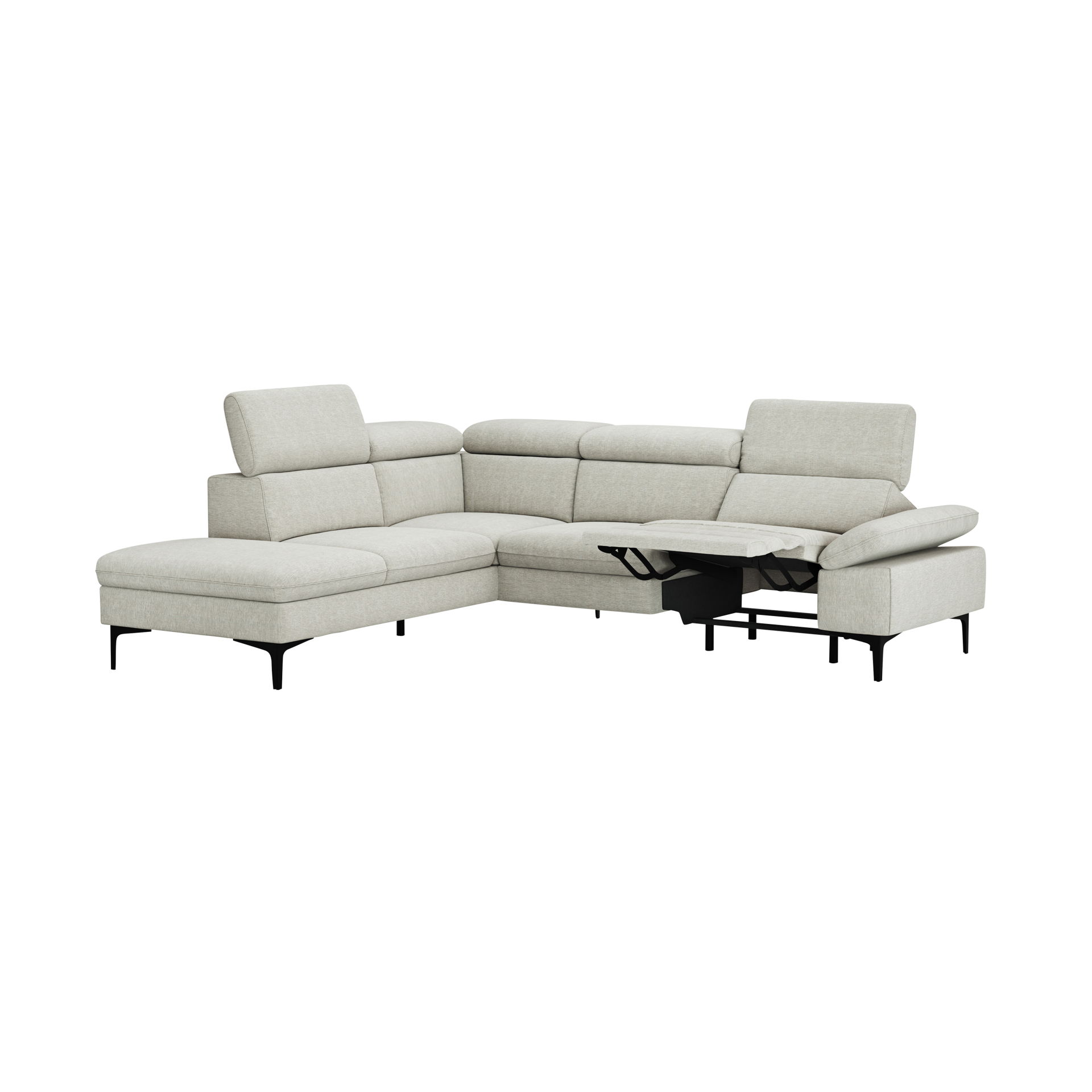 Global wohnen Ecksofa Felipa Naturel Armlehne verstellbar Kopfteilverstellung Relaxfunktion motorisch Rücken echt Global wohnen Ecksofa Felipa Naturel Armlehne verstellbar Kopfteilverstellung Relaxfunktion motorisch Rücken echt