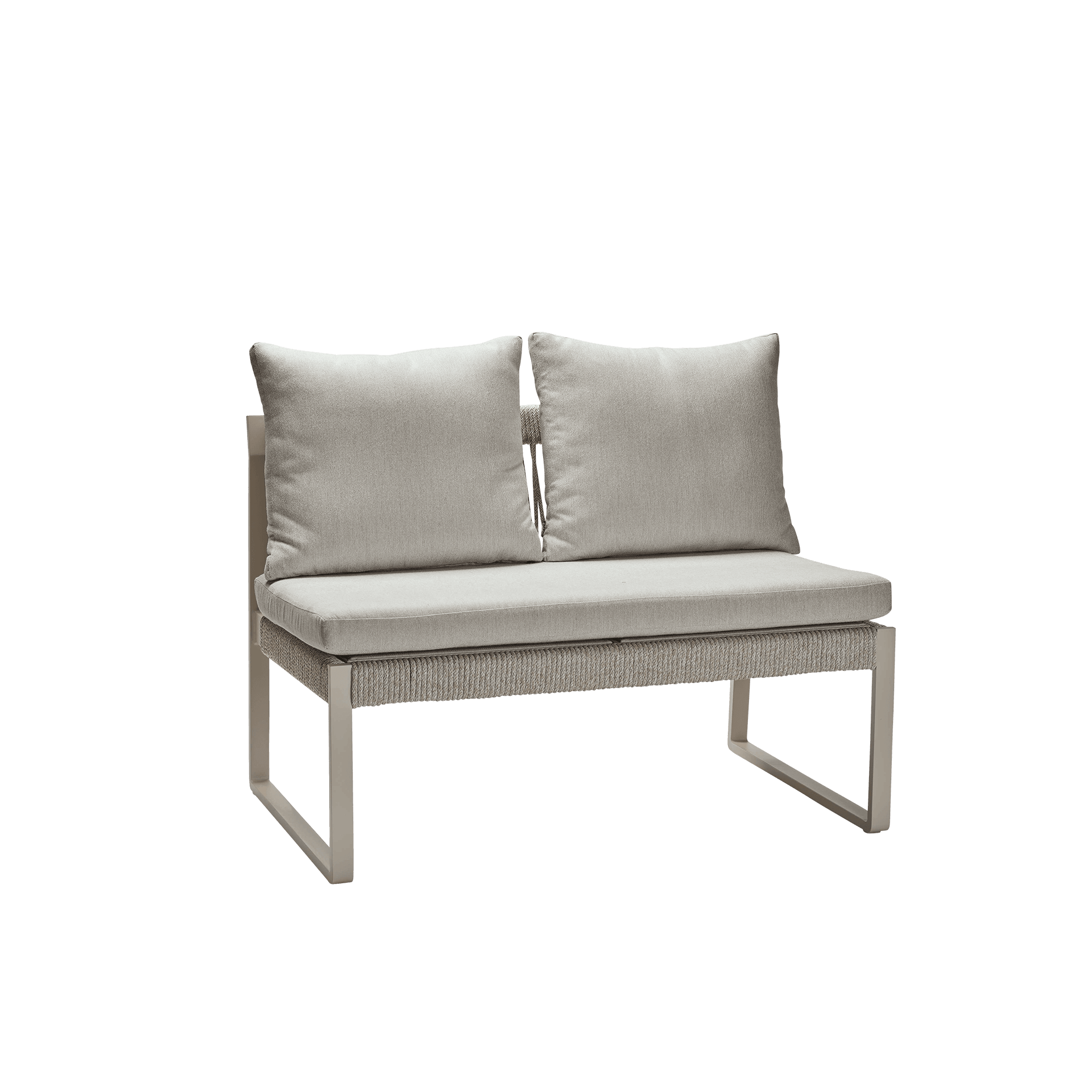Stern Lounge-Sofa Tammo 2-Sitzer Greige