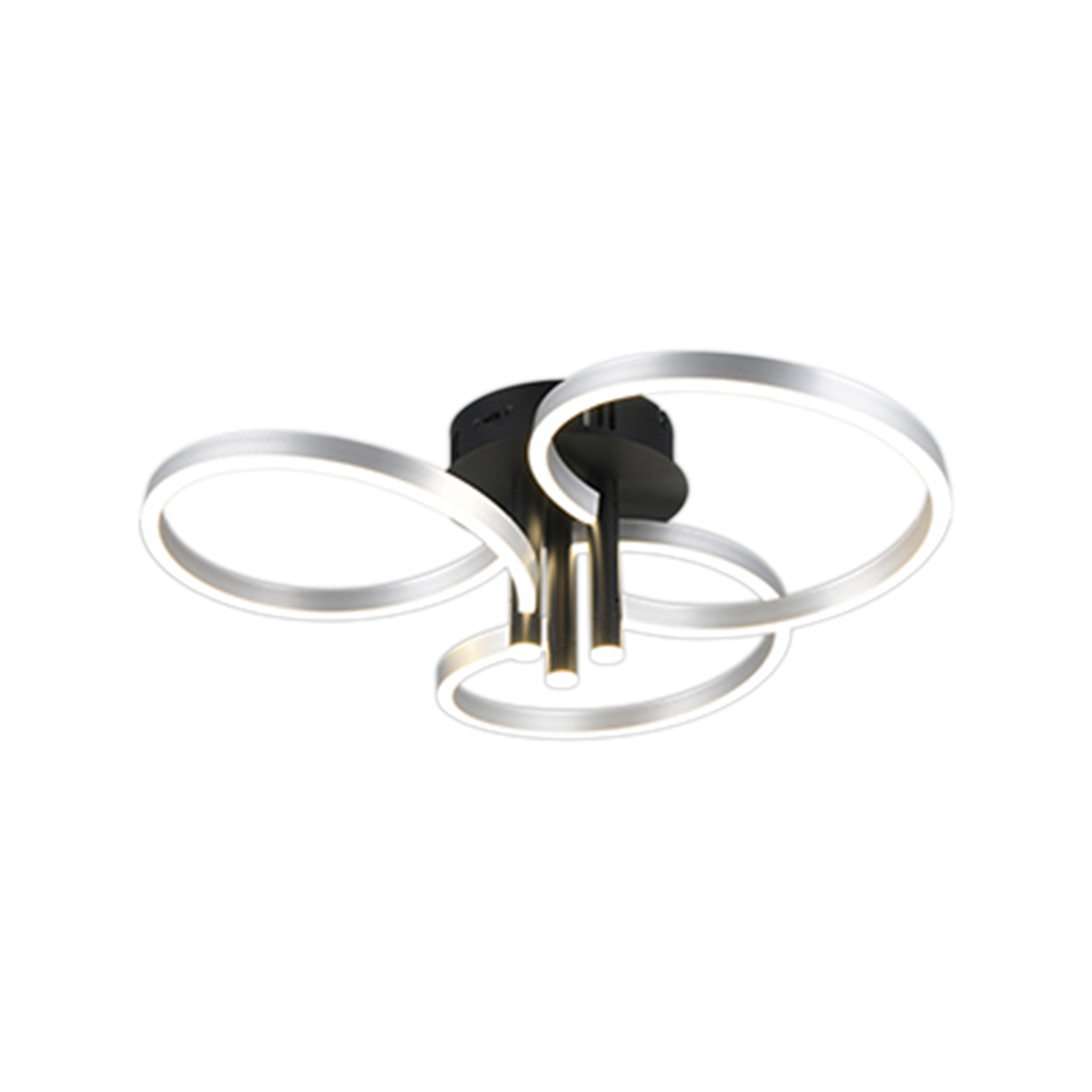 Deckenleuchte Caruso Silber Schwarz Deckenleuchte Caruso Silber Schwarz