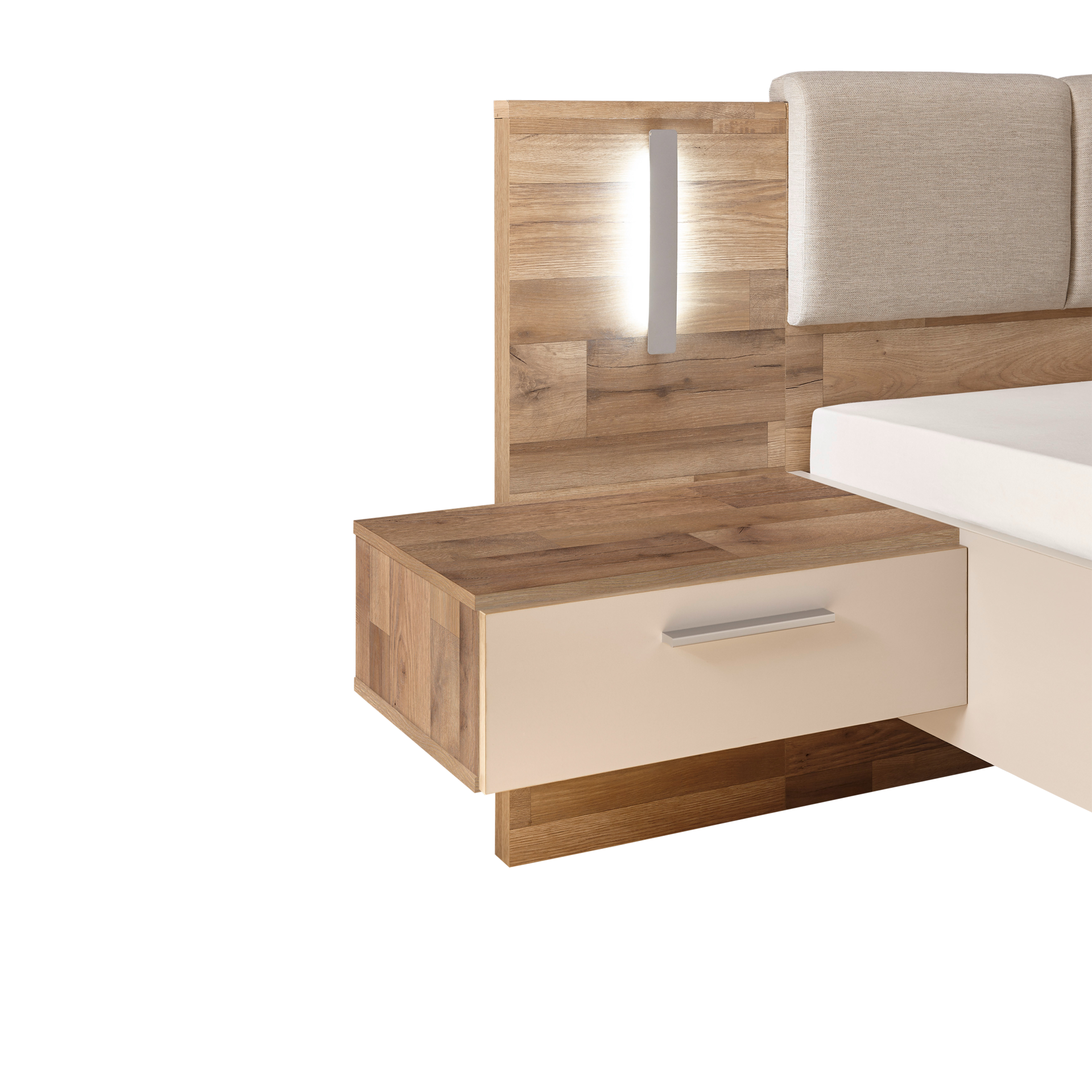 Bettanlage Casa 180x200 cm Beige 209*306*100 Bettanlage Casa 180x200 cm Beige 209*306*100