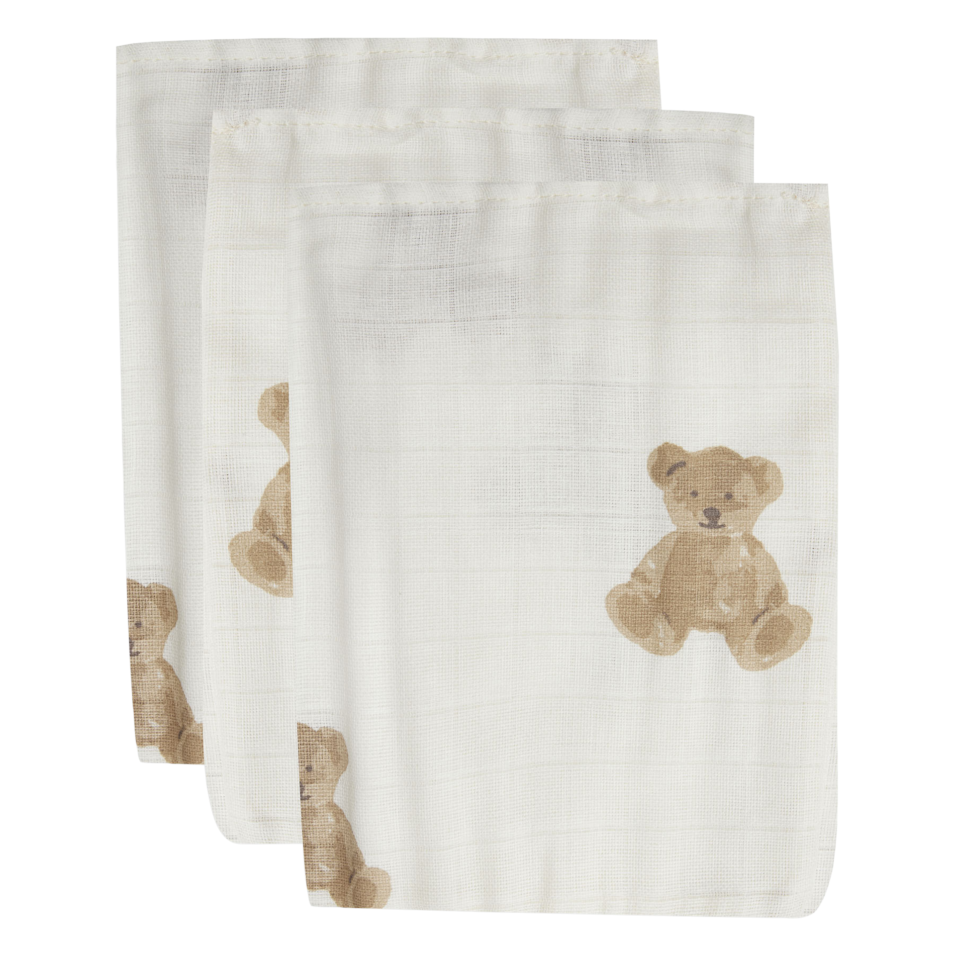 Mullwaschlappen Hydrophil 3-teilig Mehrfarbig Mullwaschlappen Hydrophil 3-teilig Mehrfarbig