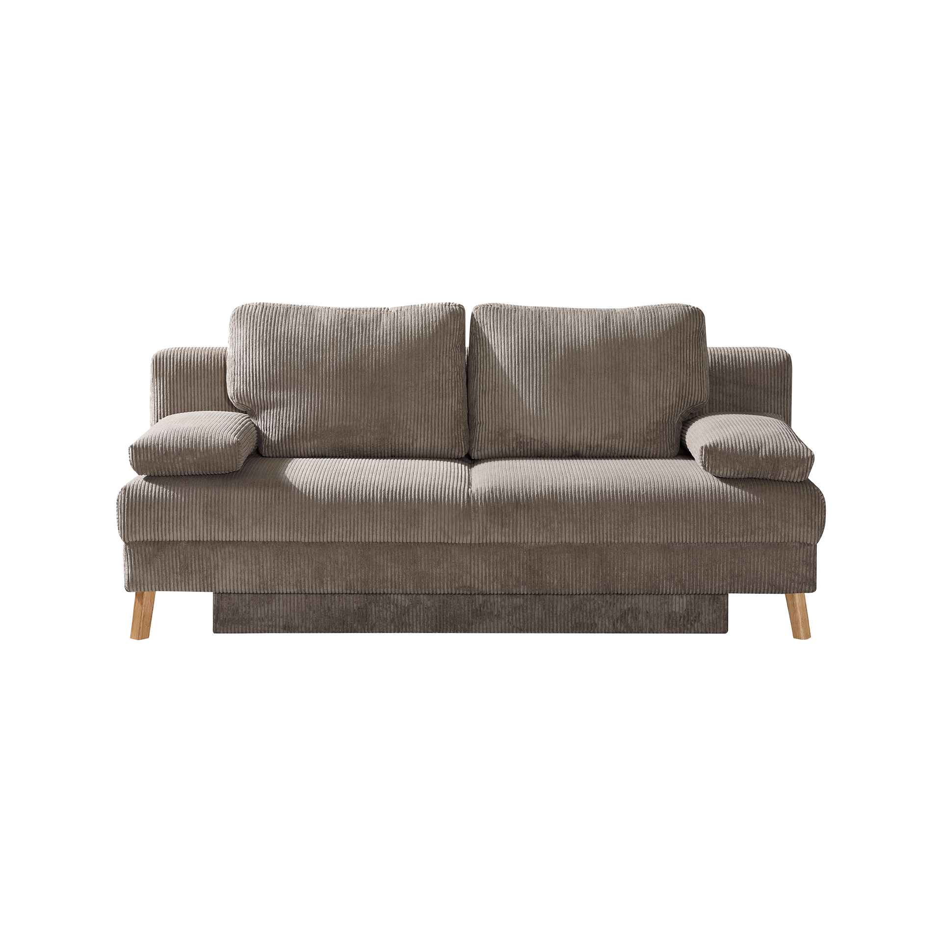 Inovationi Schlafsofa Oliver Hellbraun