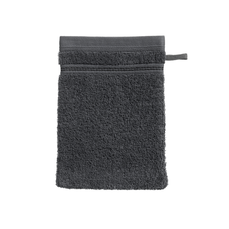 Casea Waschhandschuh Casea Alicante Anthrazit 15x21cm Casea Waschhandschuh Casea Alicante Anthrazit 15x21cm