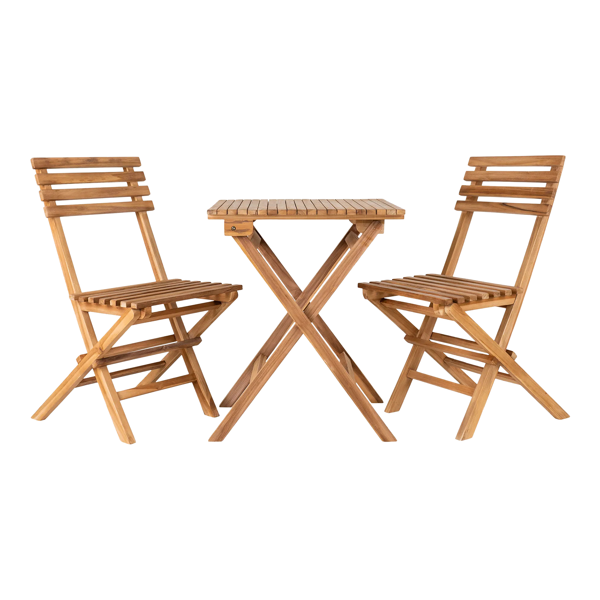 Gartenmöbel-Set Cuenca 3-teilig Teak massiv