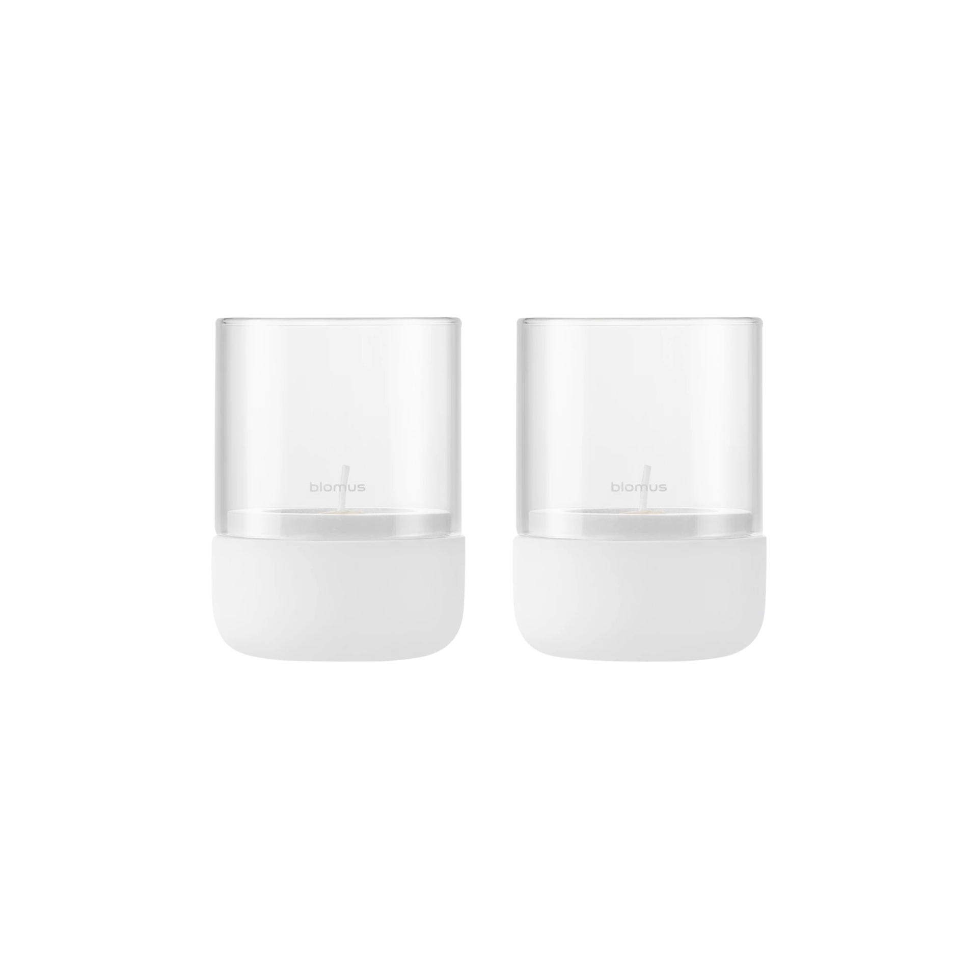 Windlicht Calma 2-teilig Lily White