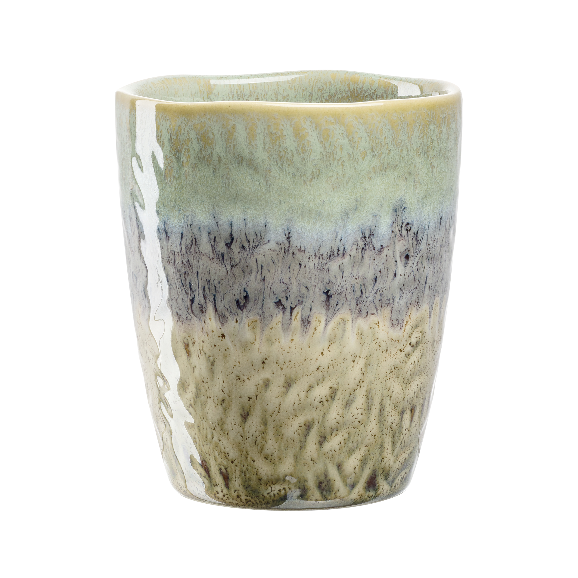 Becher Matera Anthrazit Beige Grün Becher Matera Anthrazit Beige Grün