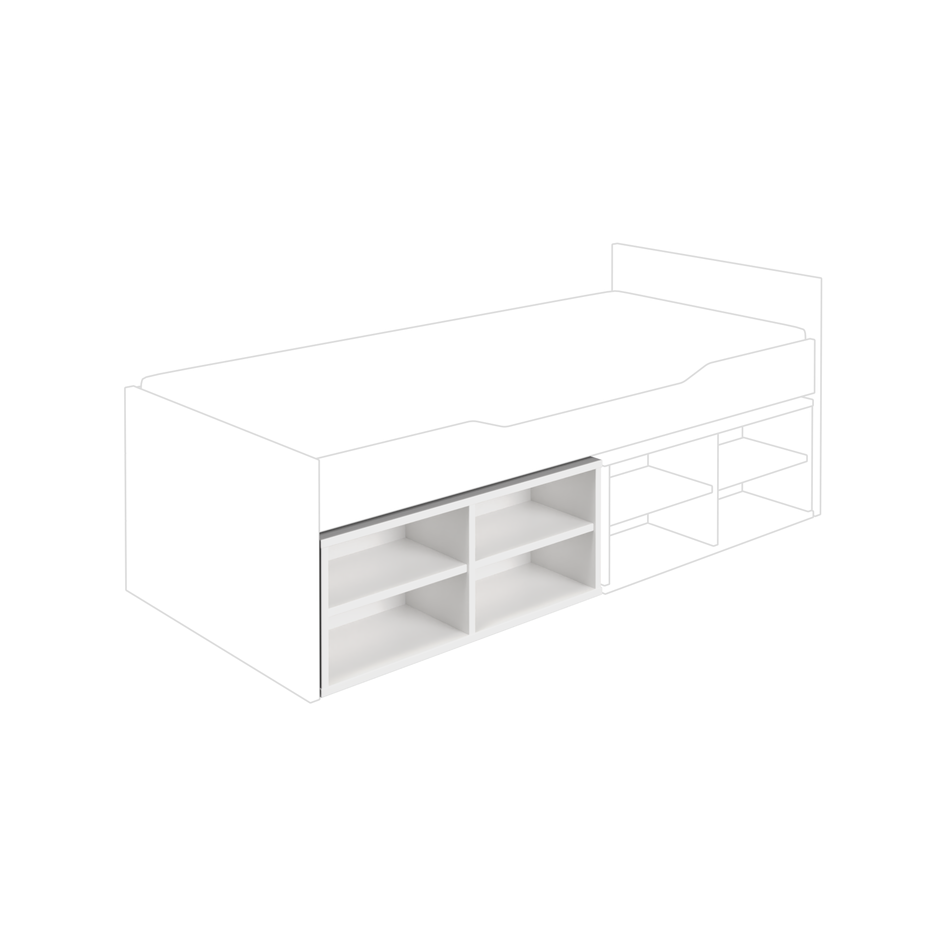 Paidi Regal Fionn Korpus Kreideweiß Paidi Regal Fionn Korpus Kreideweiß