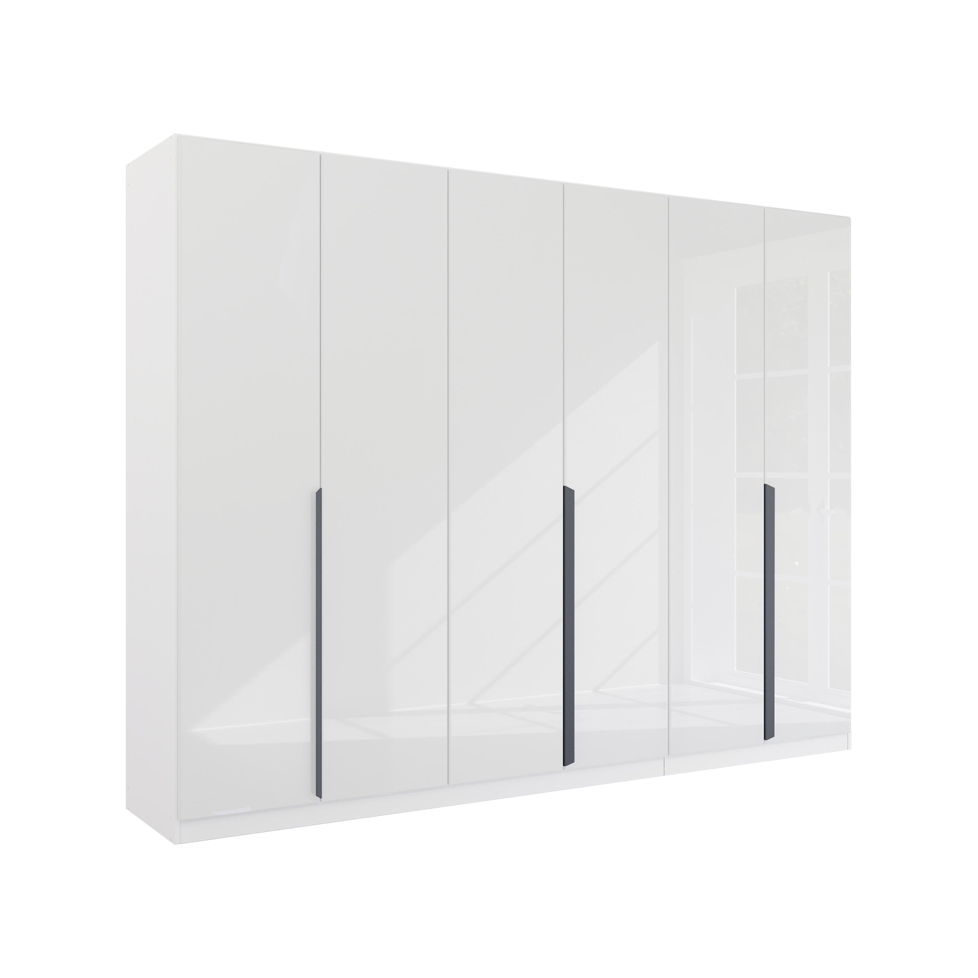 Drehtürenschrank Mood 6-türig Grau 54*271*210 Drehtürenschrank Mood 6-türig Grau 54*271*210