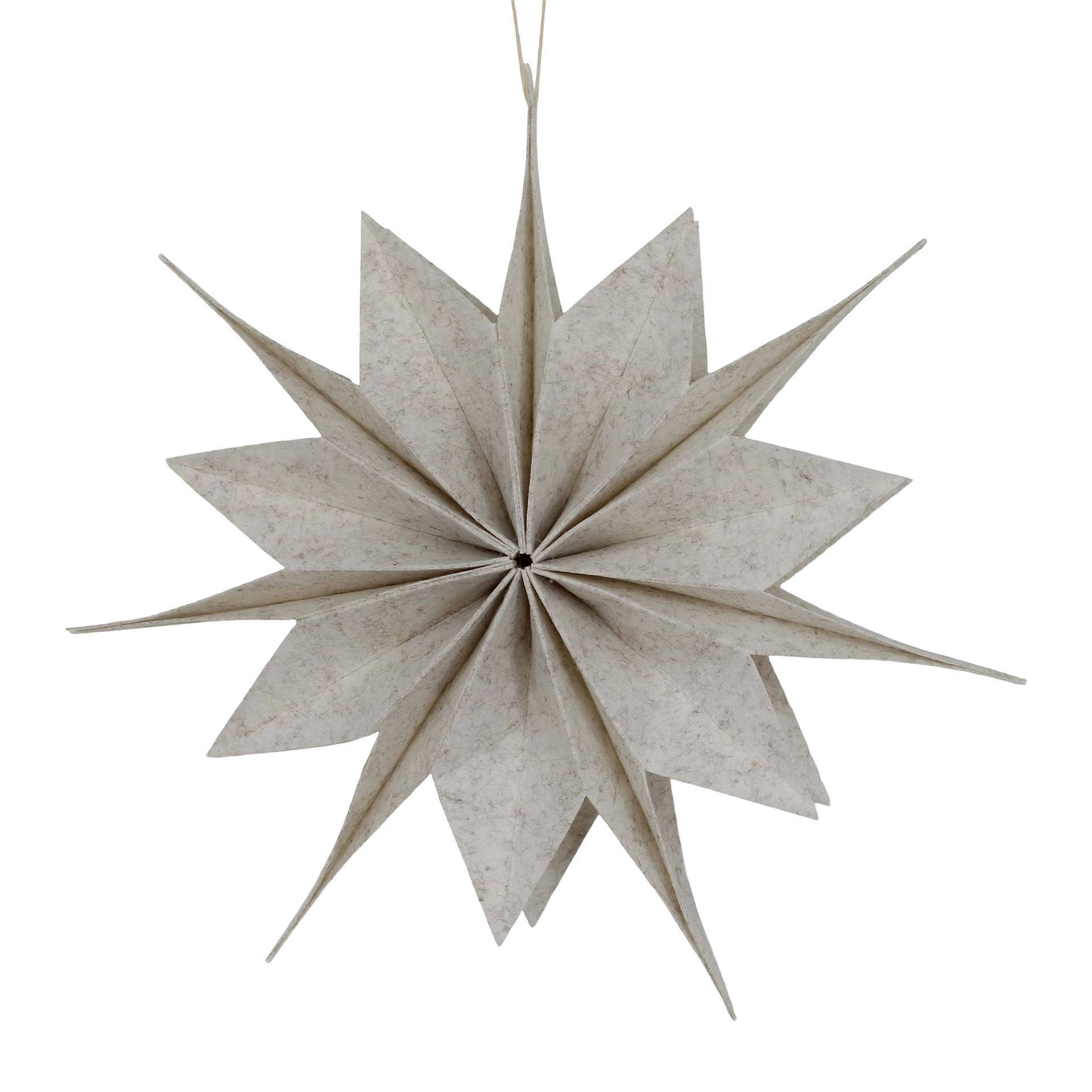 Dekohänger Stern Creme