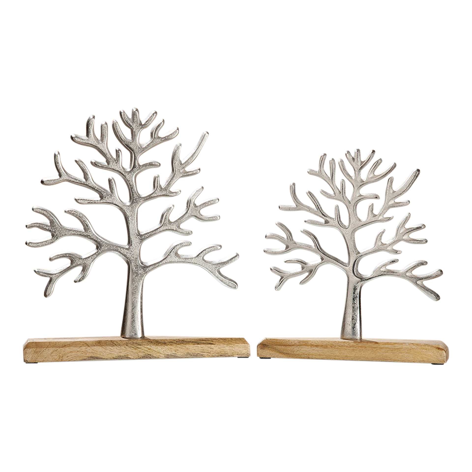 Dekoaufsteller Lebensbaum Silber Dekoaufsteller Lebensbaum Silber